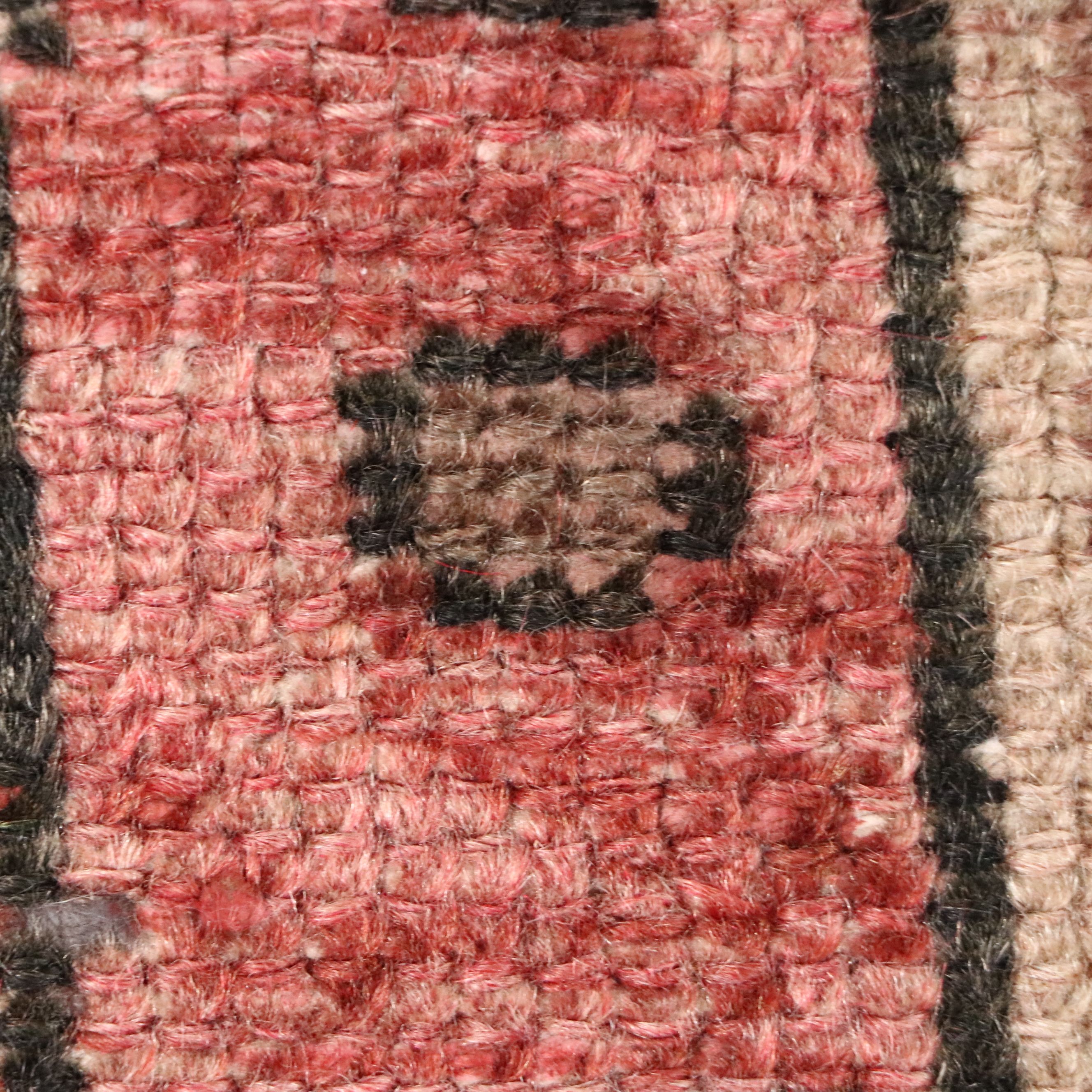 2'8 x 9'10 Hand-Knotted Persian Karaja Carpet Runner