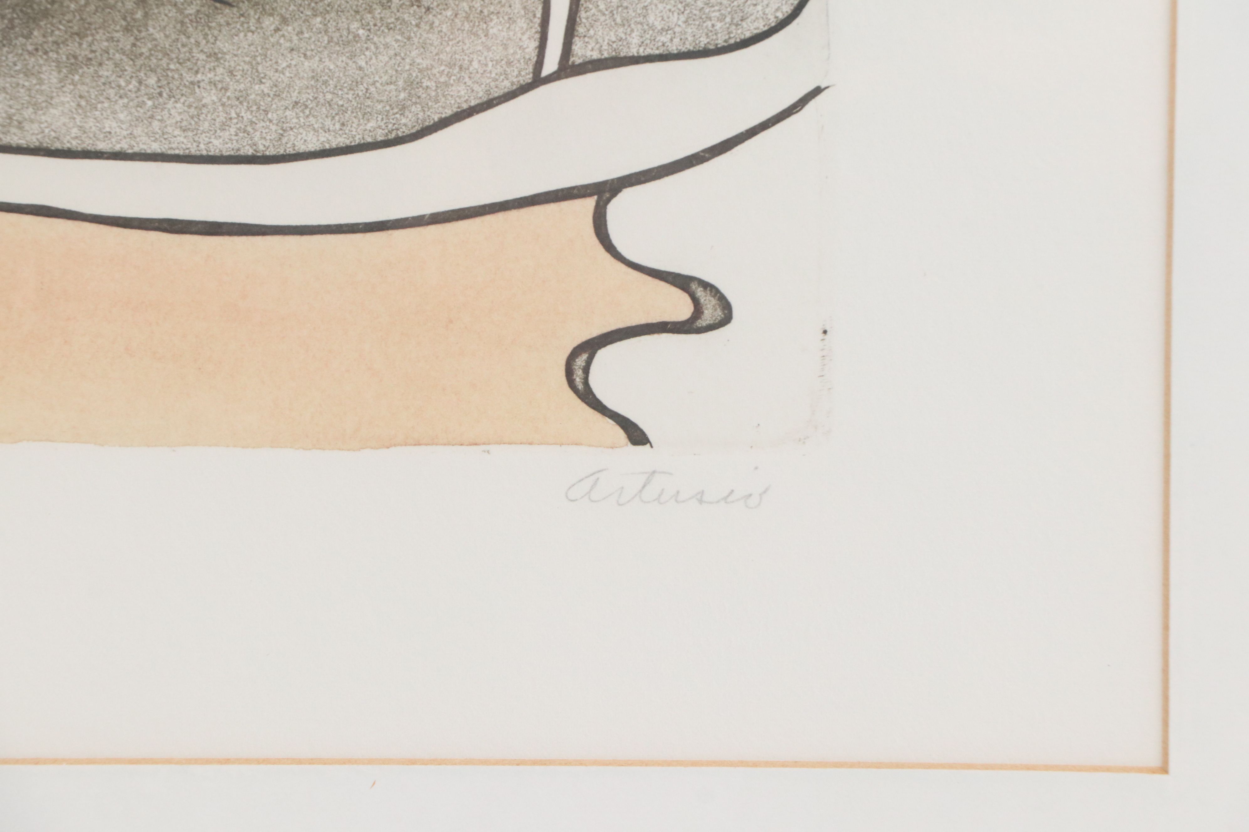 Laura Artusio Color Lithograph "Supper Club," 20th Century