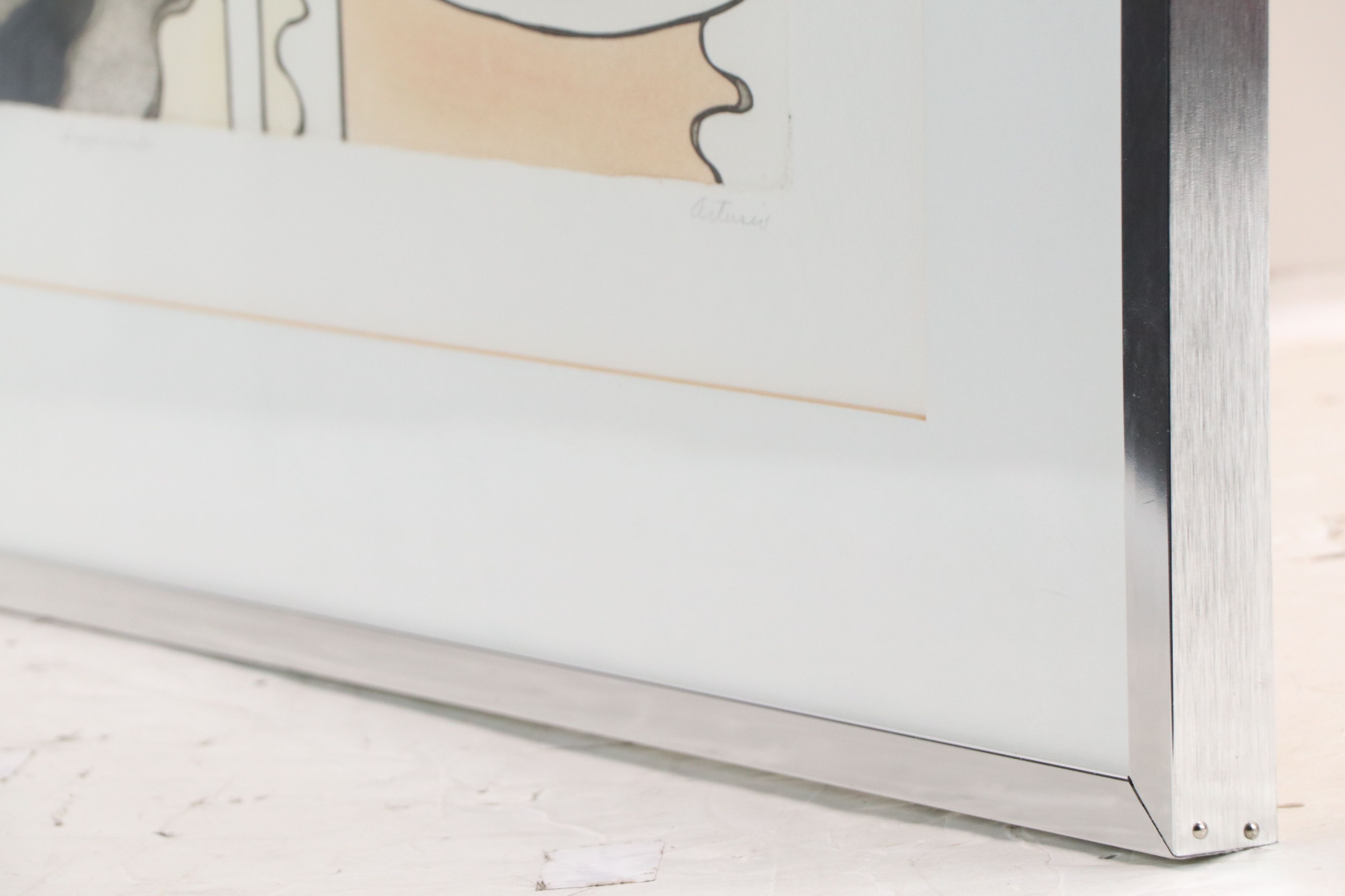 Laura Artusio Color Lithograph "Supper Club," 20th Century