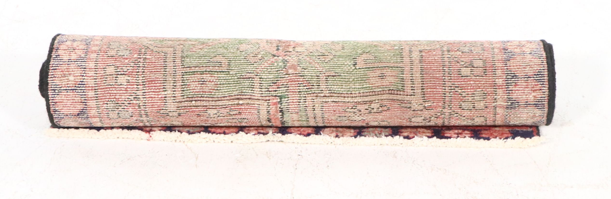 2'8 x 9'10 Hand-Knotted Persian Karaja Carpet Runner