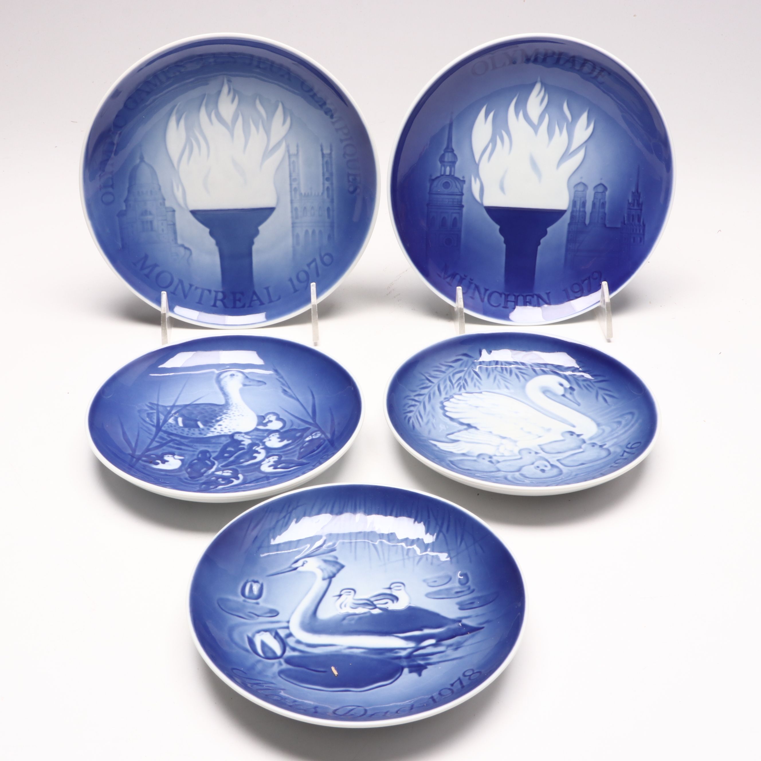 Bing & Grøndahl Mother's Day and Olympic Games Collector Plates