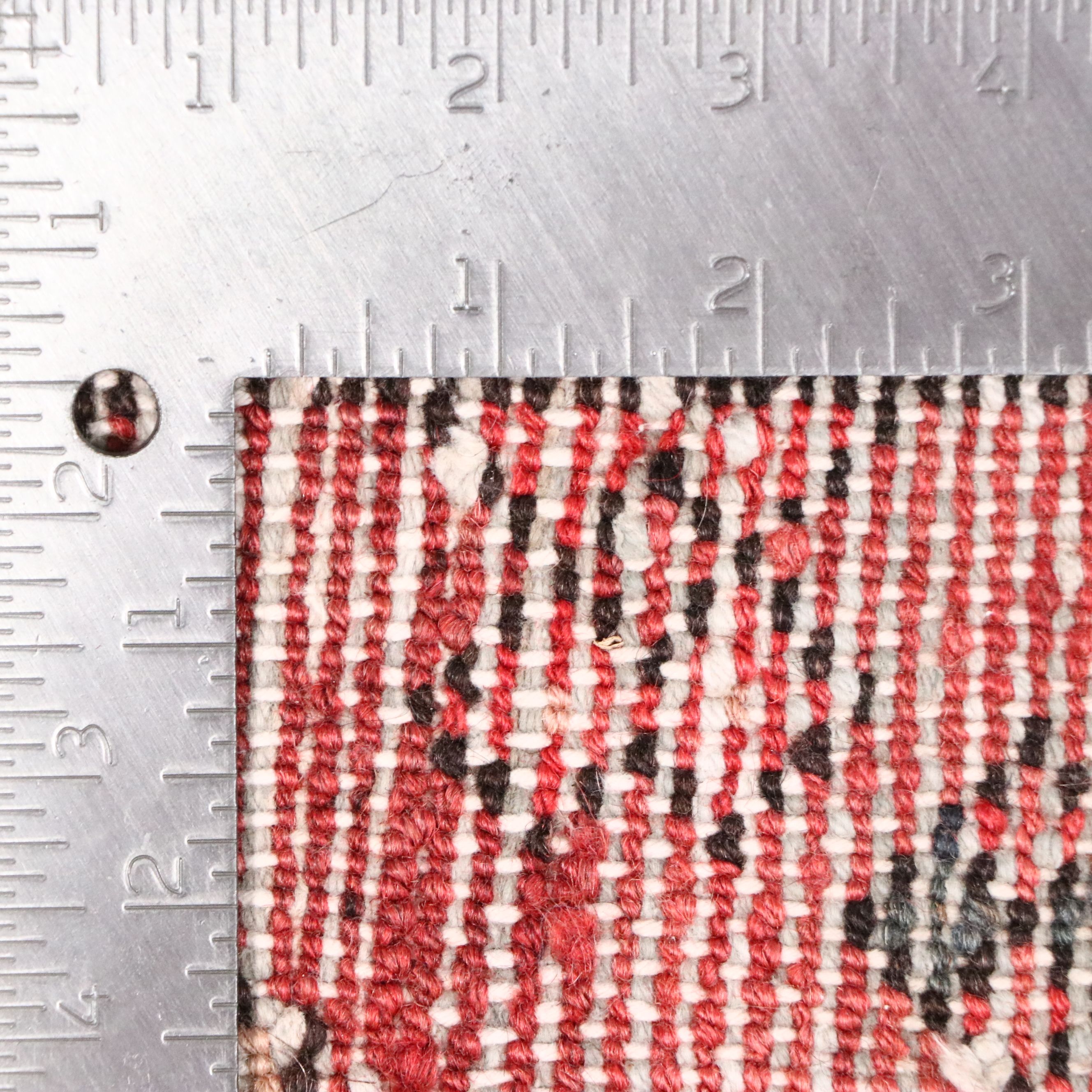 2'8 x 8'7 Hand-Knotted Persian Karaja Carpet Runner