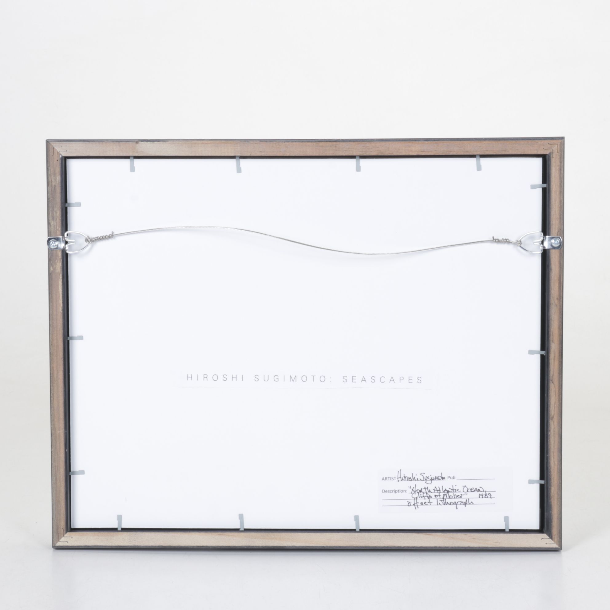 Hiroshi Sugimoto Offset Lithograph "North Atlantic Ocean, Cliffs of Moher",1989