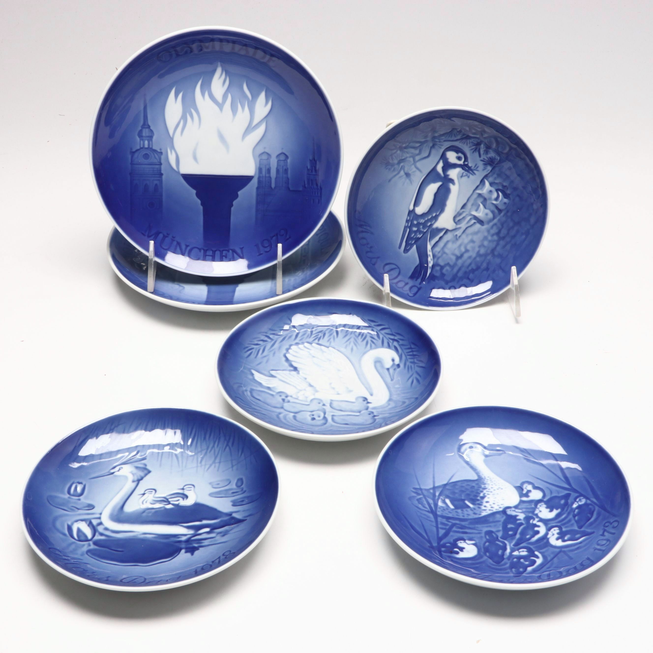 Bing & Grøndahl Mother's Day and Olympic Games Collector Plates