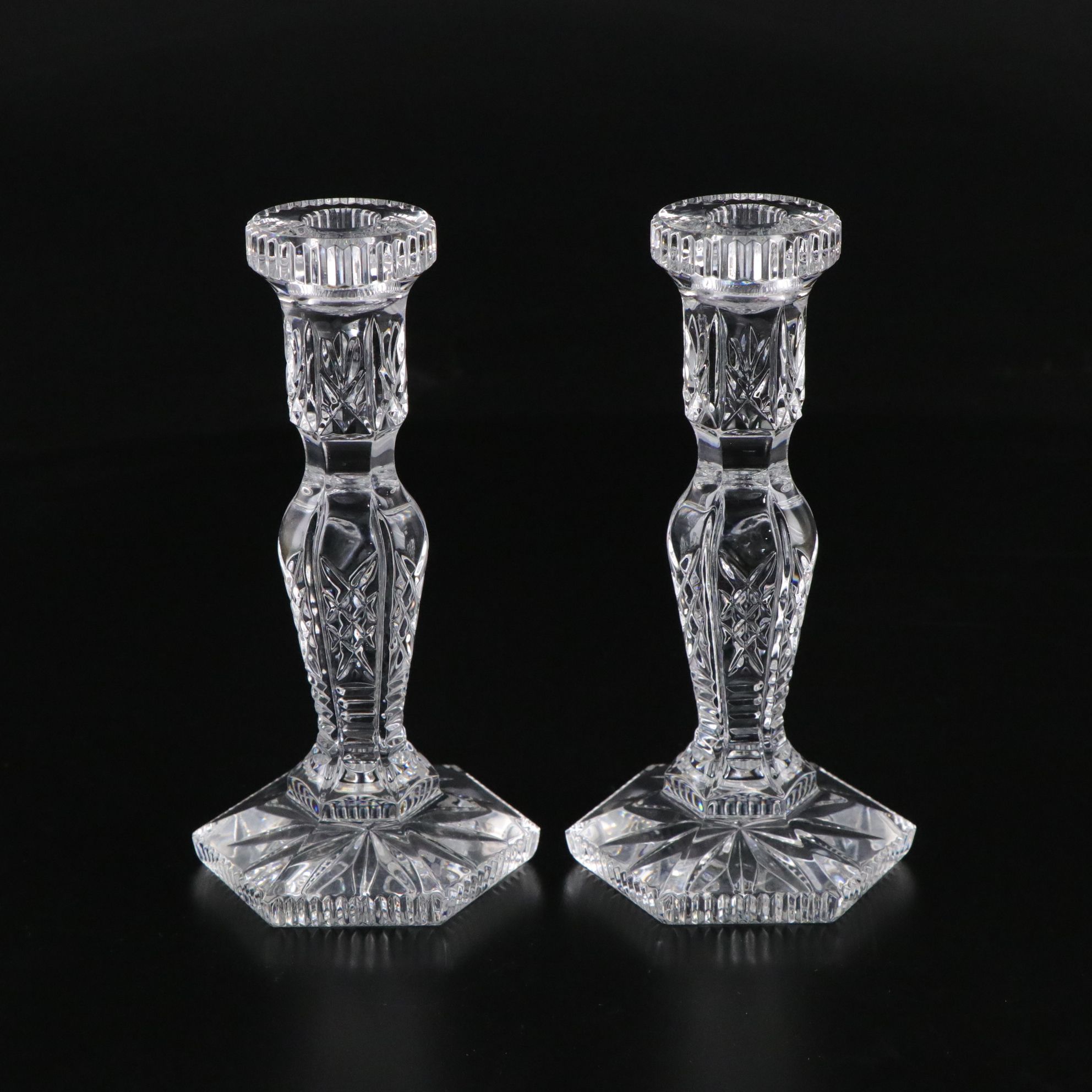 Fred Curtis for Waterford Crystal "Hardwick" Candlesticks, 2002–2004