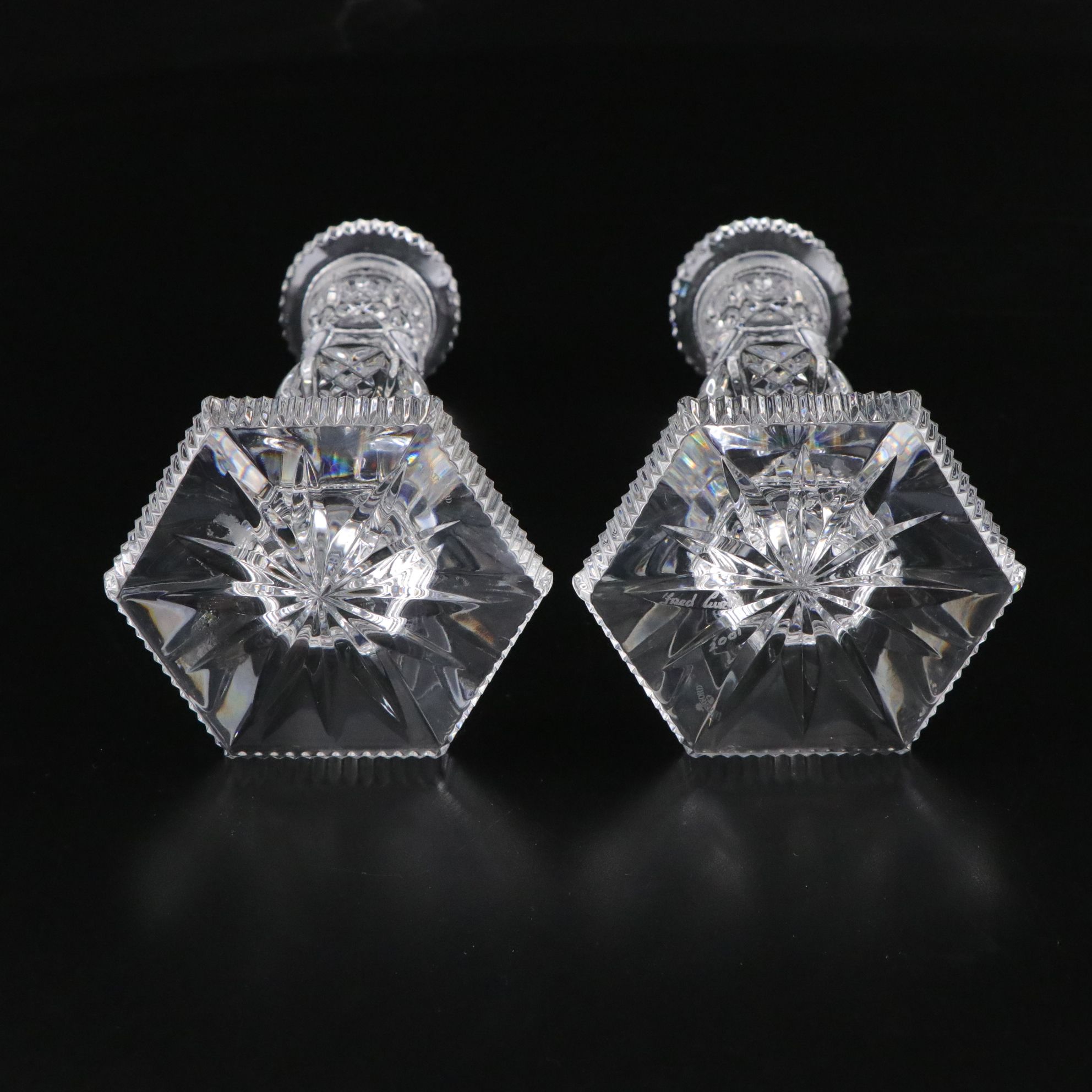 Fred Curtis for Waterford Crystal "Hardwick" Candlesticks, 2002–2004