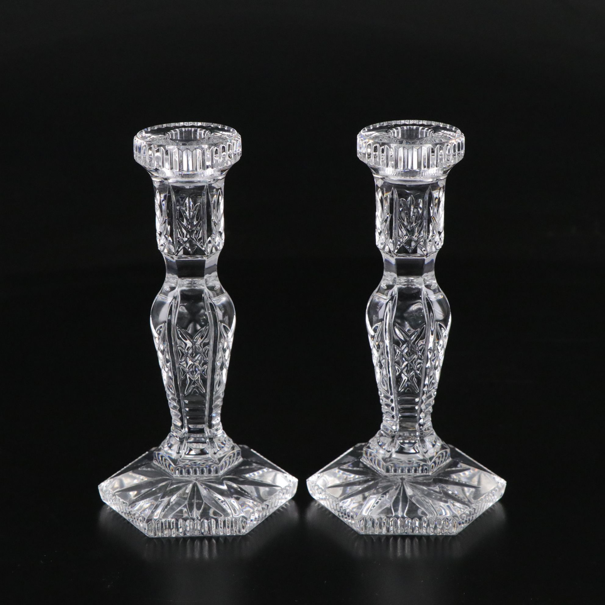 Fred Curtis for Waterford Crystal "Hardwick" Candlesticks, 2002–2004