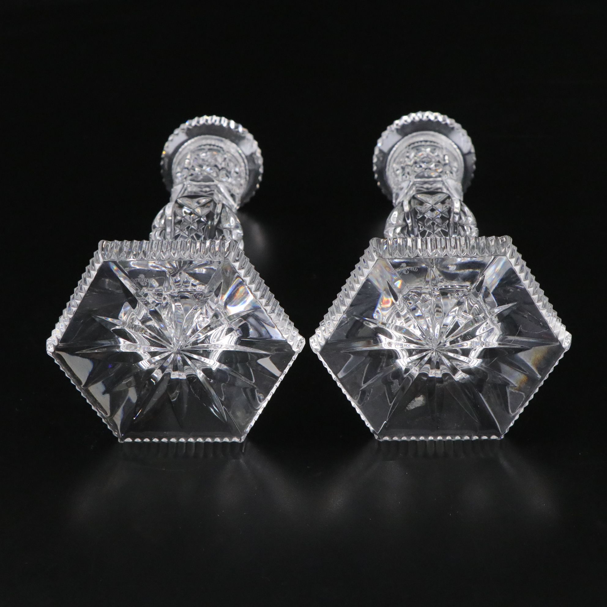 Fred Curtis for Waterford Crystal "Hardwick" Candlesticks, 2002–2004