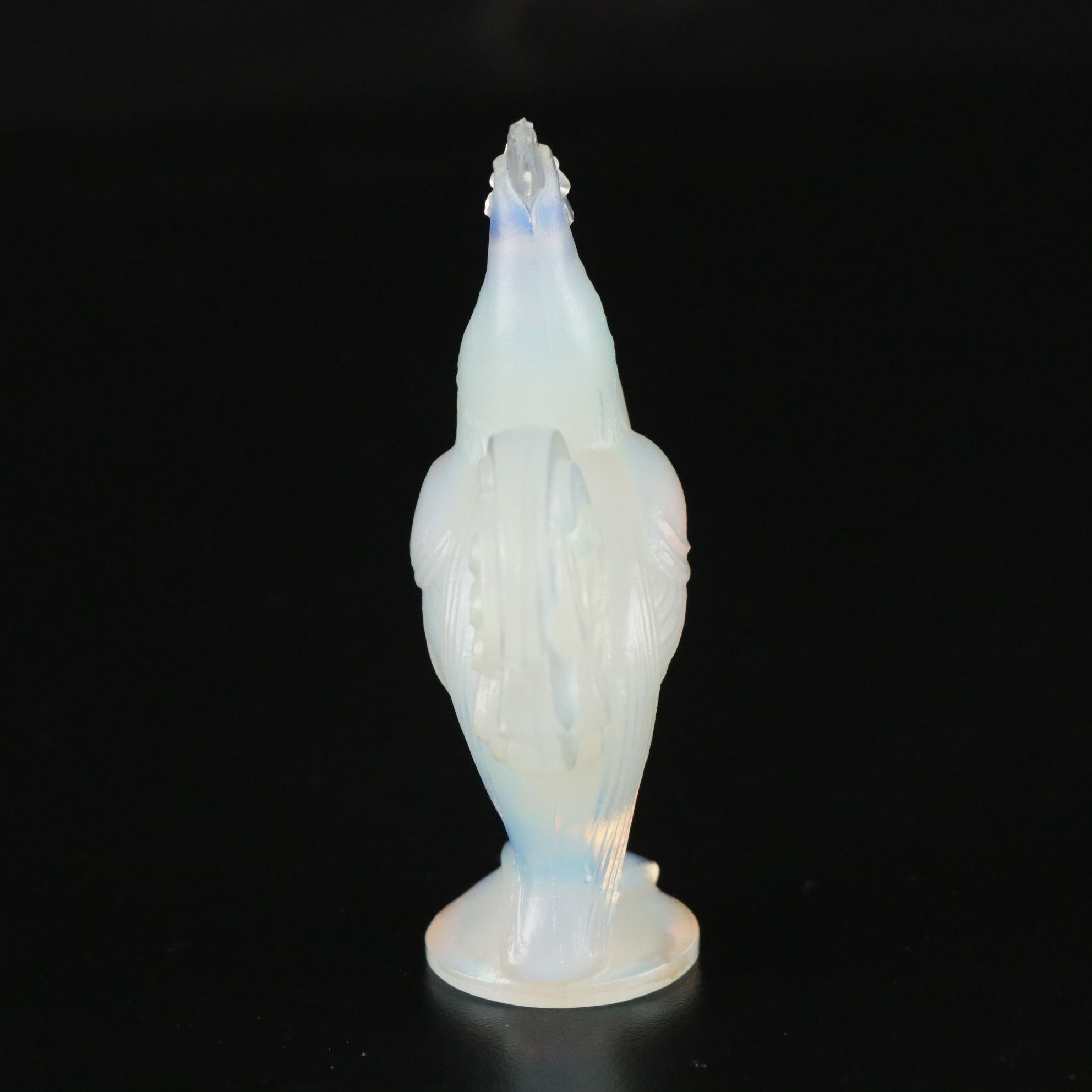 Sabino Opalescent Glass Rooster Figurine