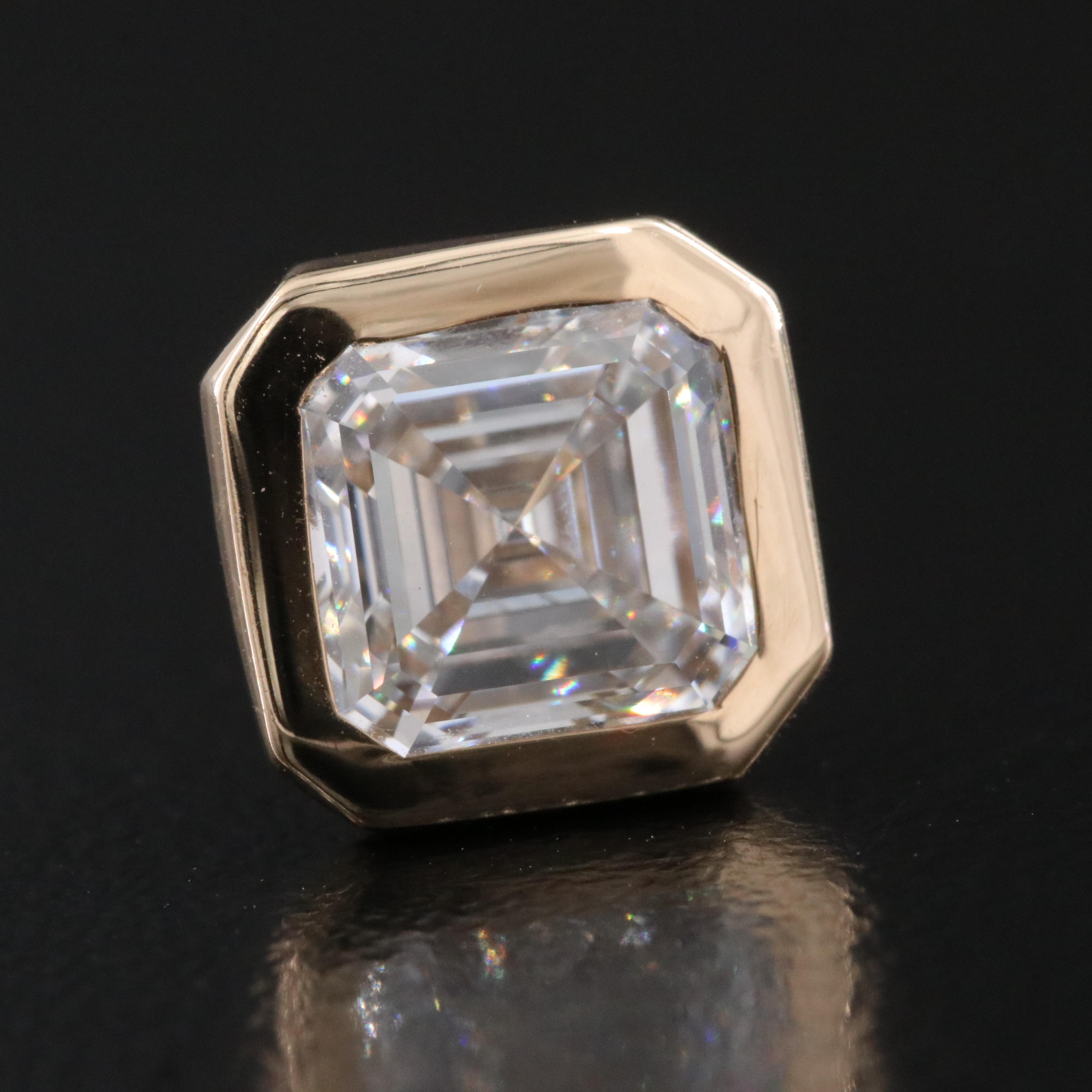 14K 4.20 CTW Lab Grown Diamond Stud Earrings with IGI Reports