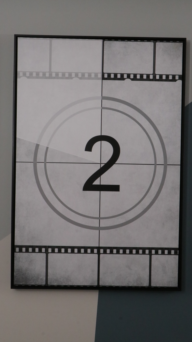 Movie Reel Countdown Triptych