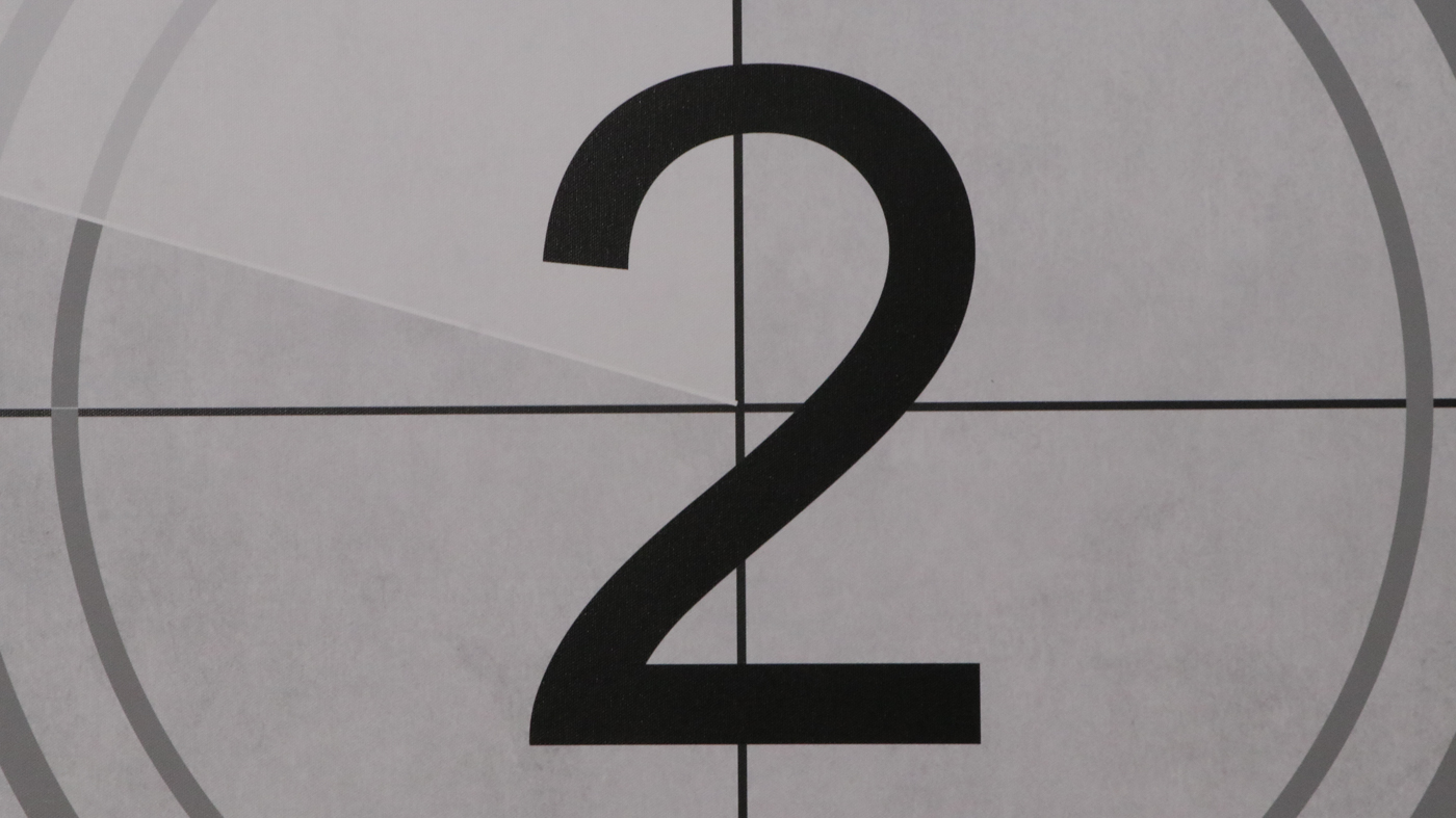 Movie Reel Countdown Triptych