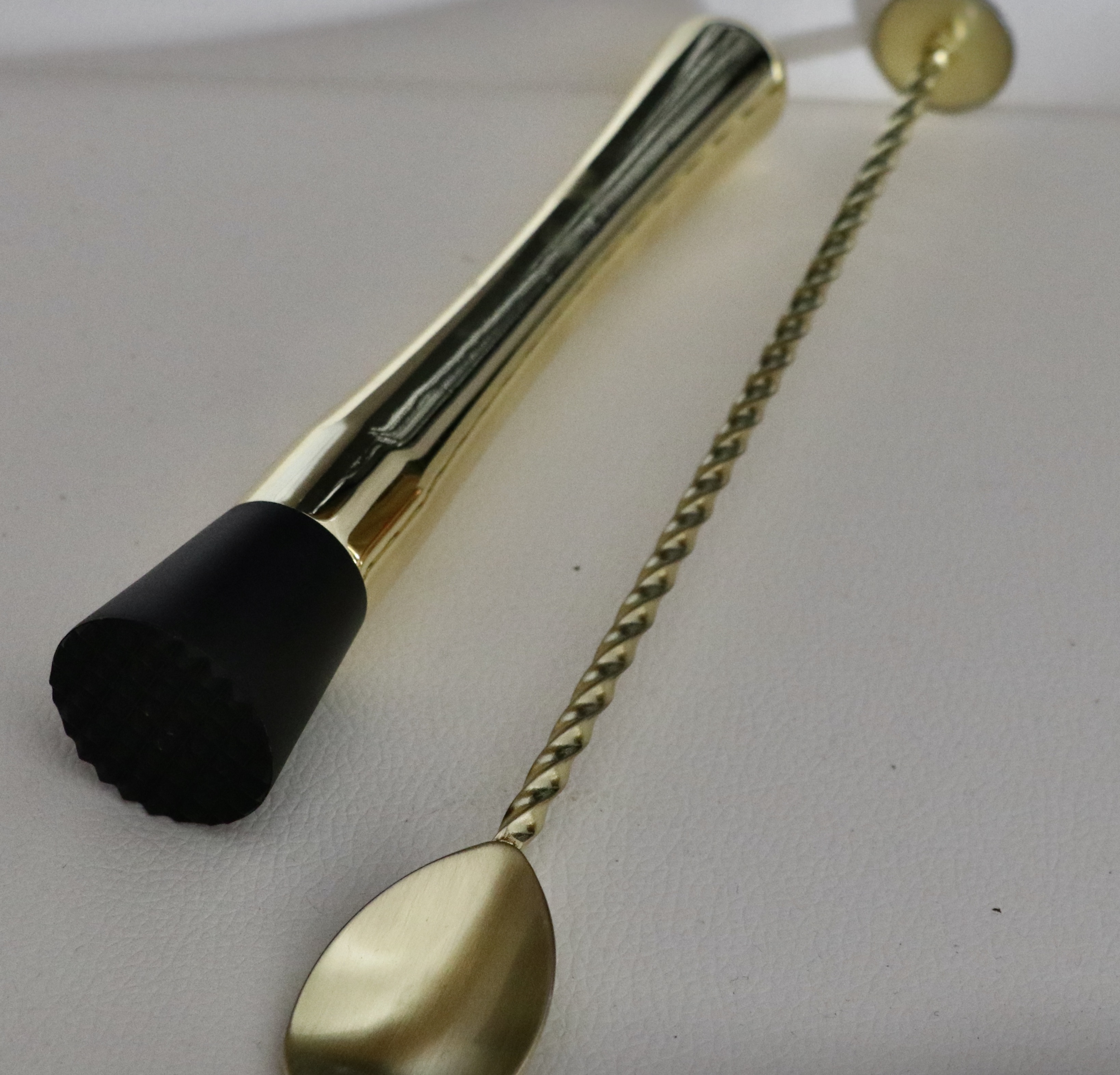 Hauzken Bar Serving Tray, Project 62 Ice Bucket with Sign and More Barware