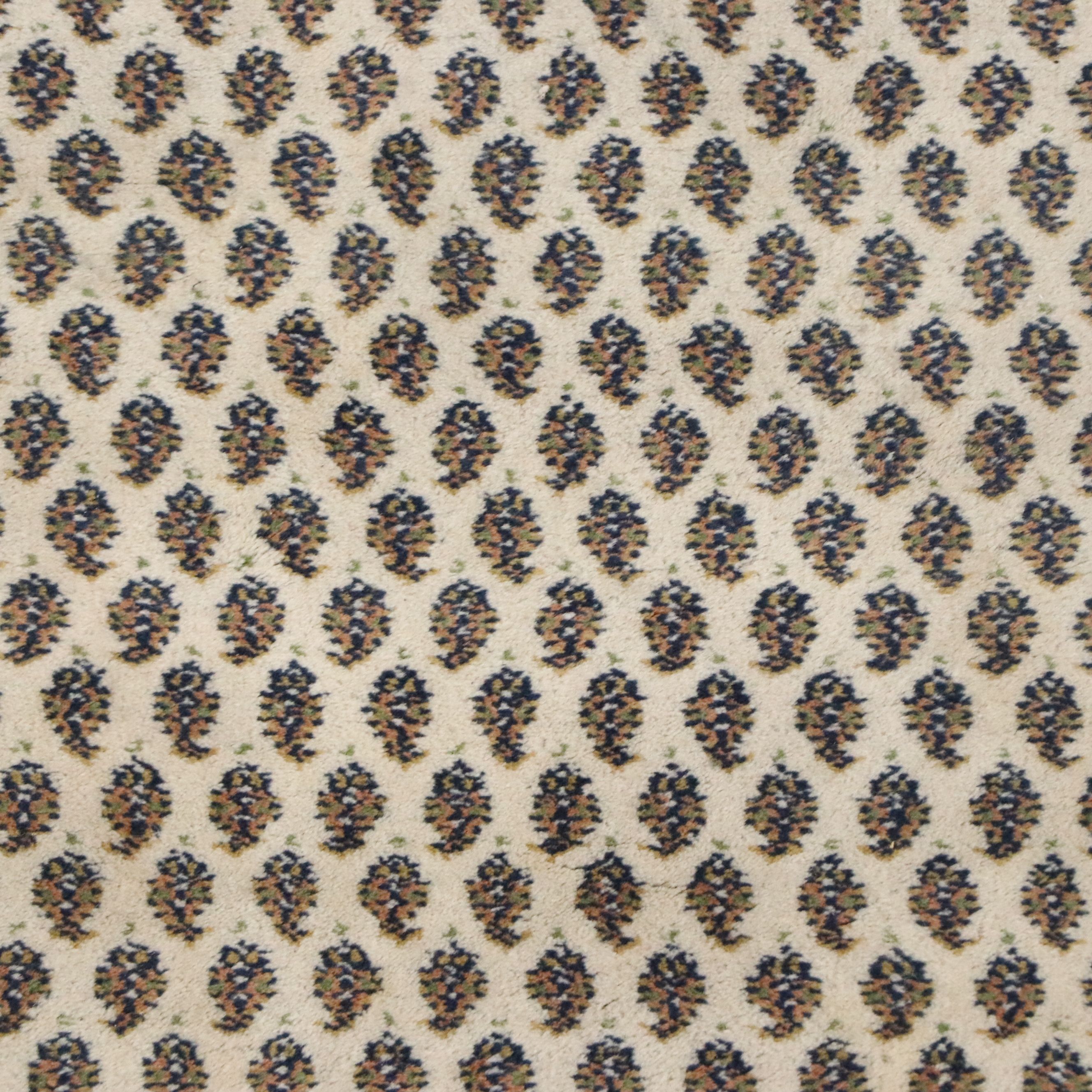 4'1 x 6'2 Hand-Knotted Persian Seraband Area Rug