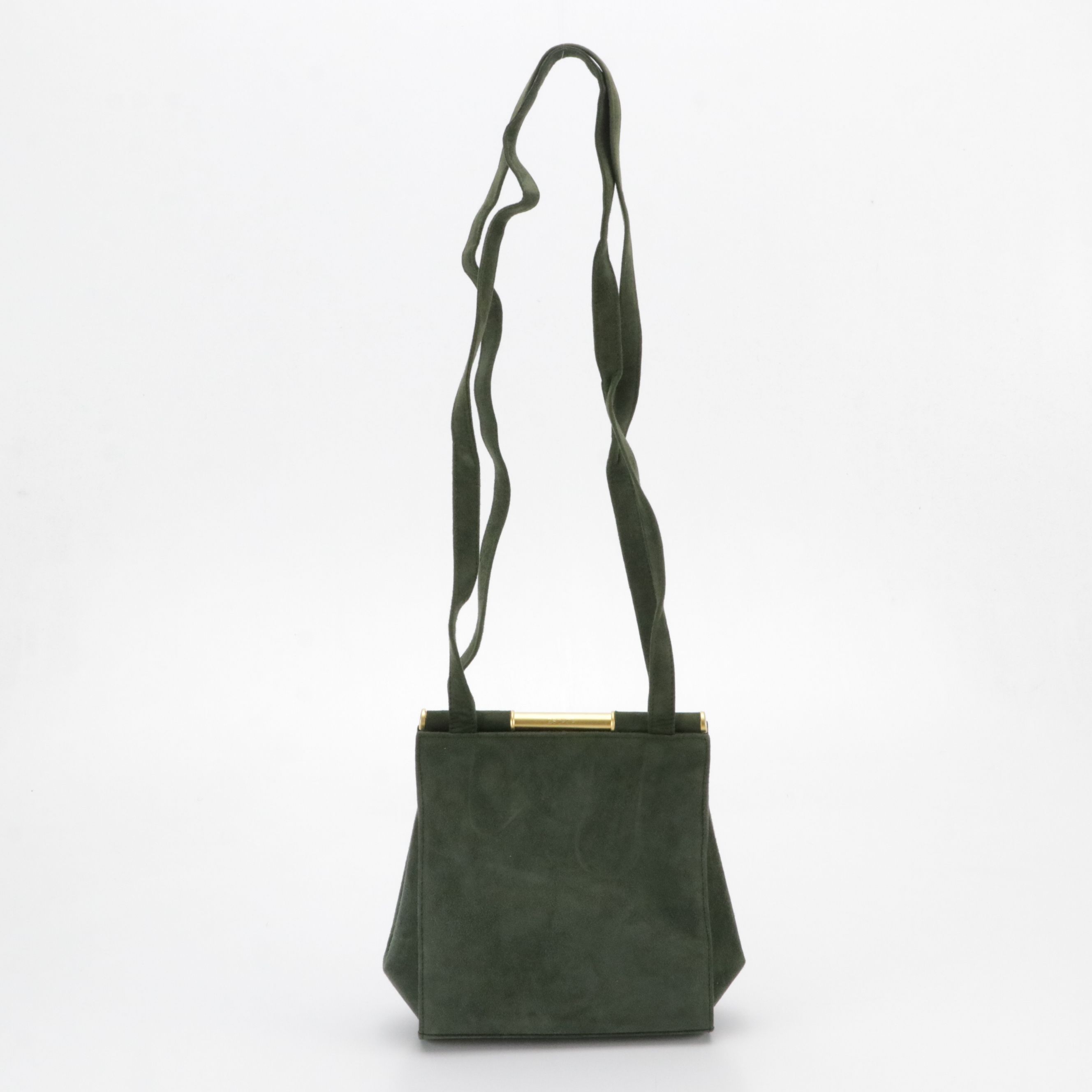 De Vecchi Woven Leather Crossbody, Escada Green Frame Shoulder Bag, Other Gloves