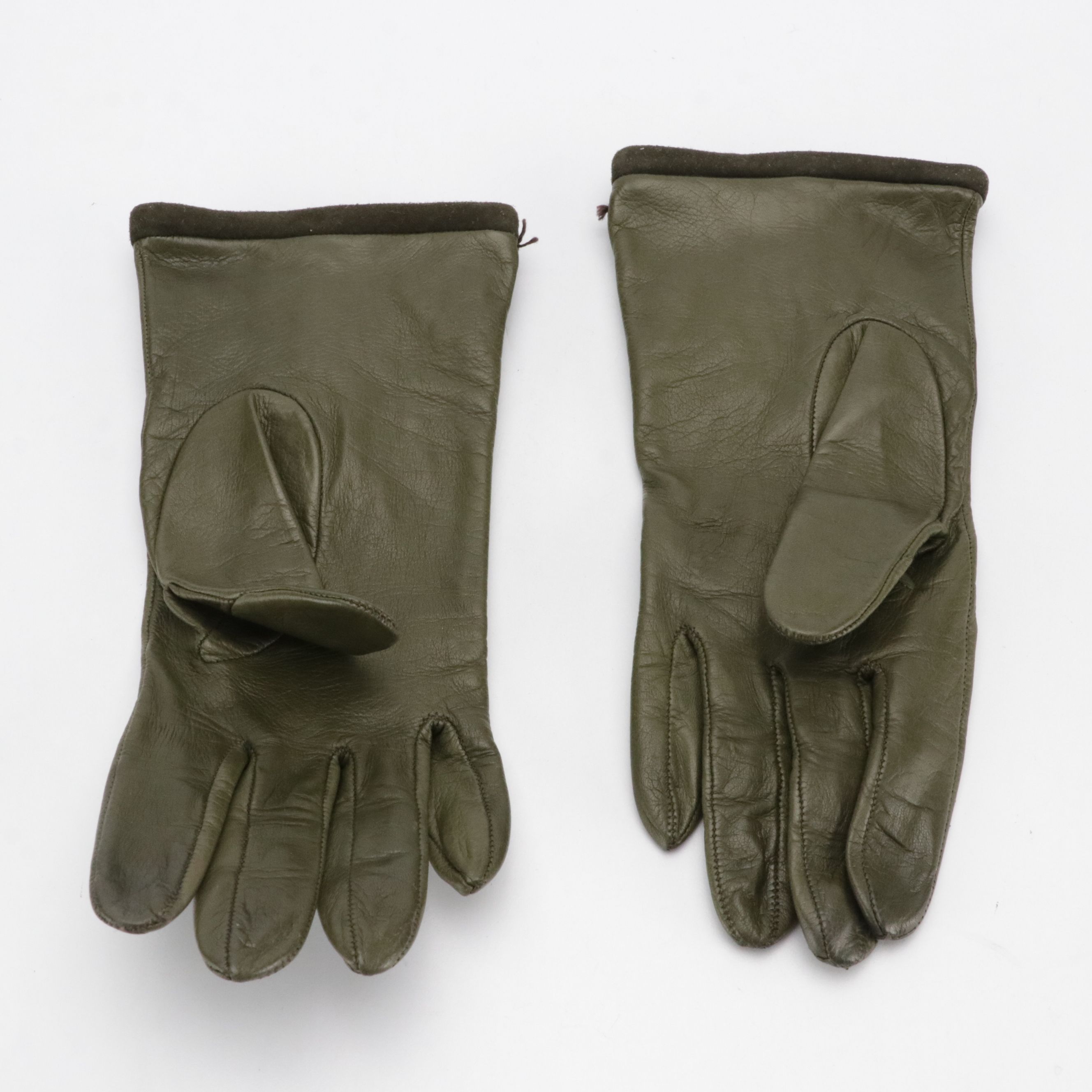 De Vecchi Woven Leather Crossbody, Escada Green Frame Shoulder Bag, Other Gloves