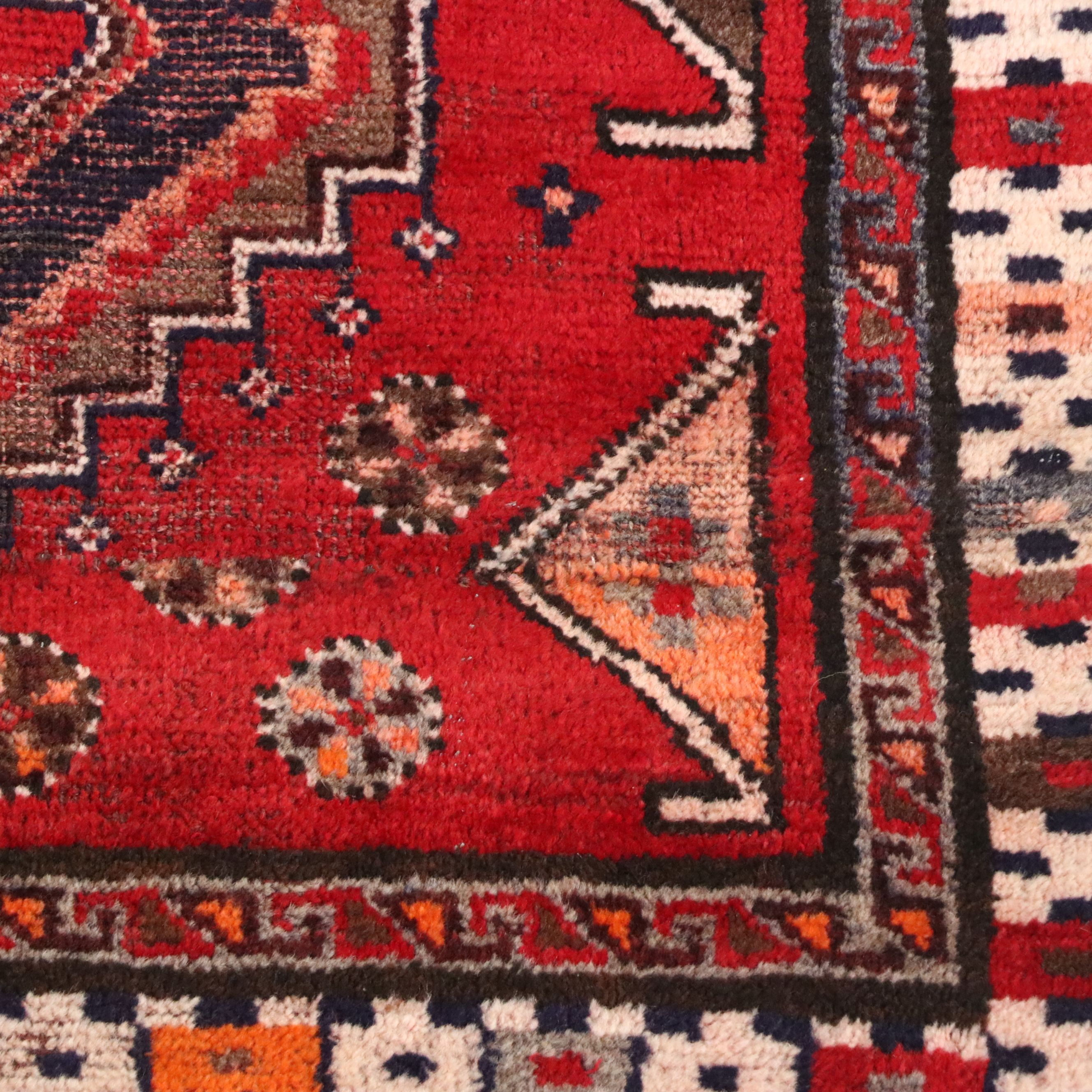 4'2 x 6'6 Hand-Knotted Persian Qashqai Area Rug