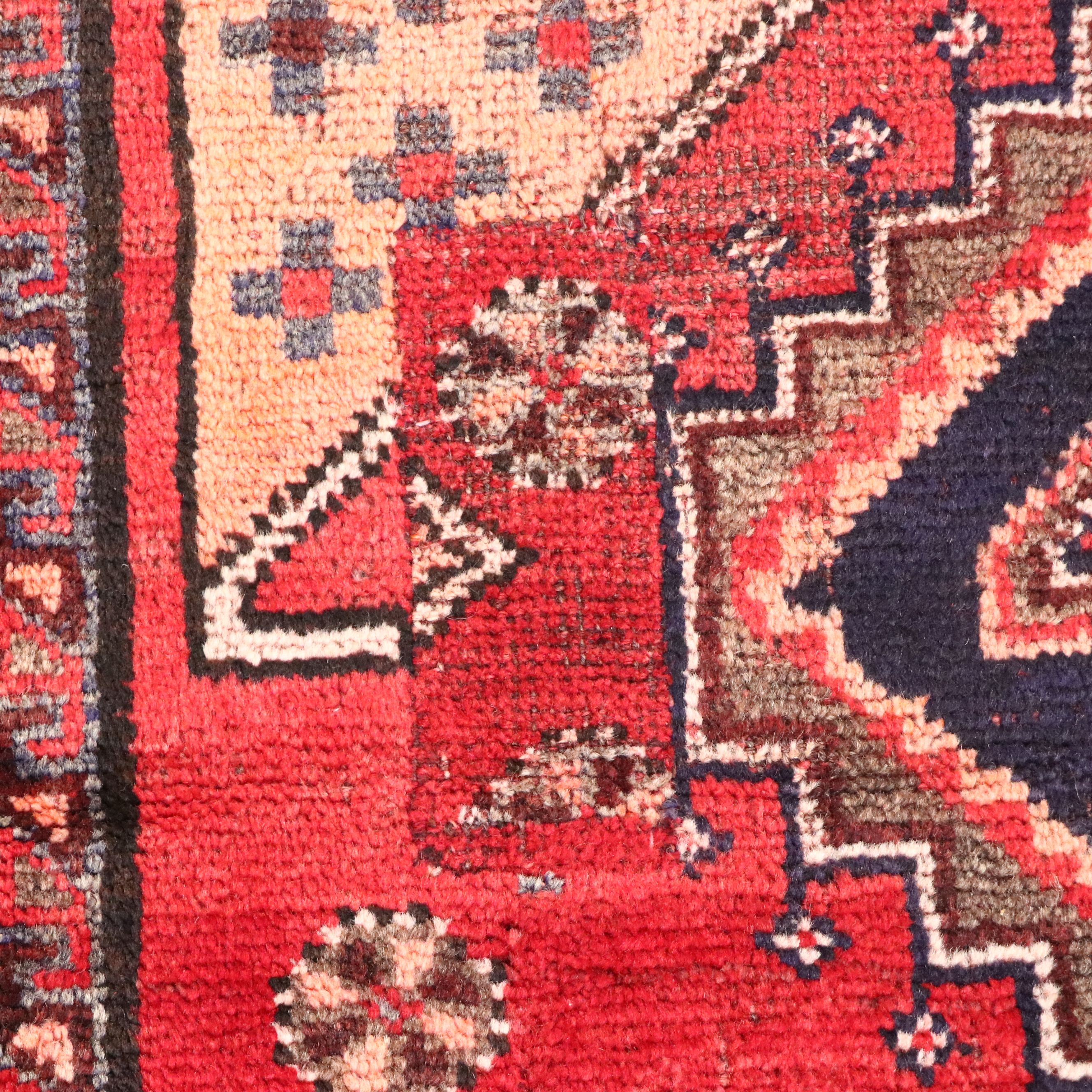 4'2 x 6'6 Hand-Knotted Persian Qashqai Area Rug