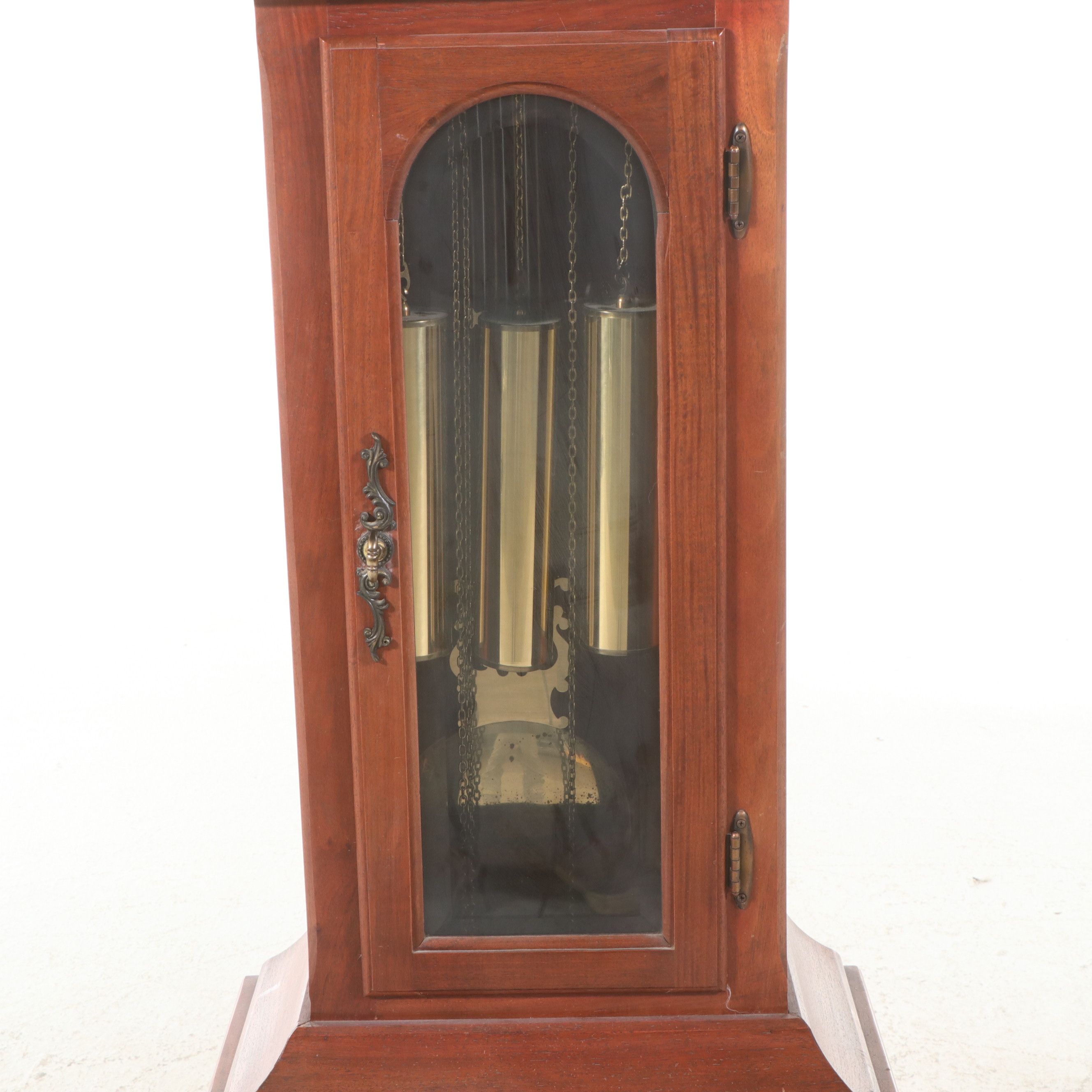 King Arthur Clock Company Wooden Grandfather Clock, Late 20th Century
