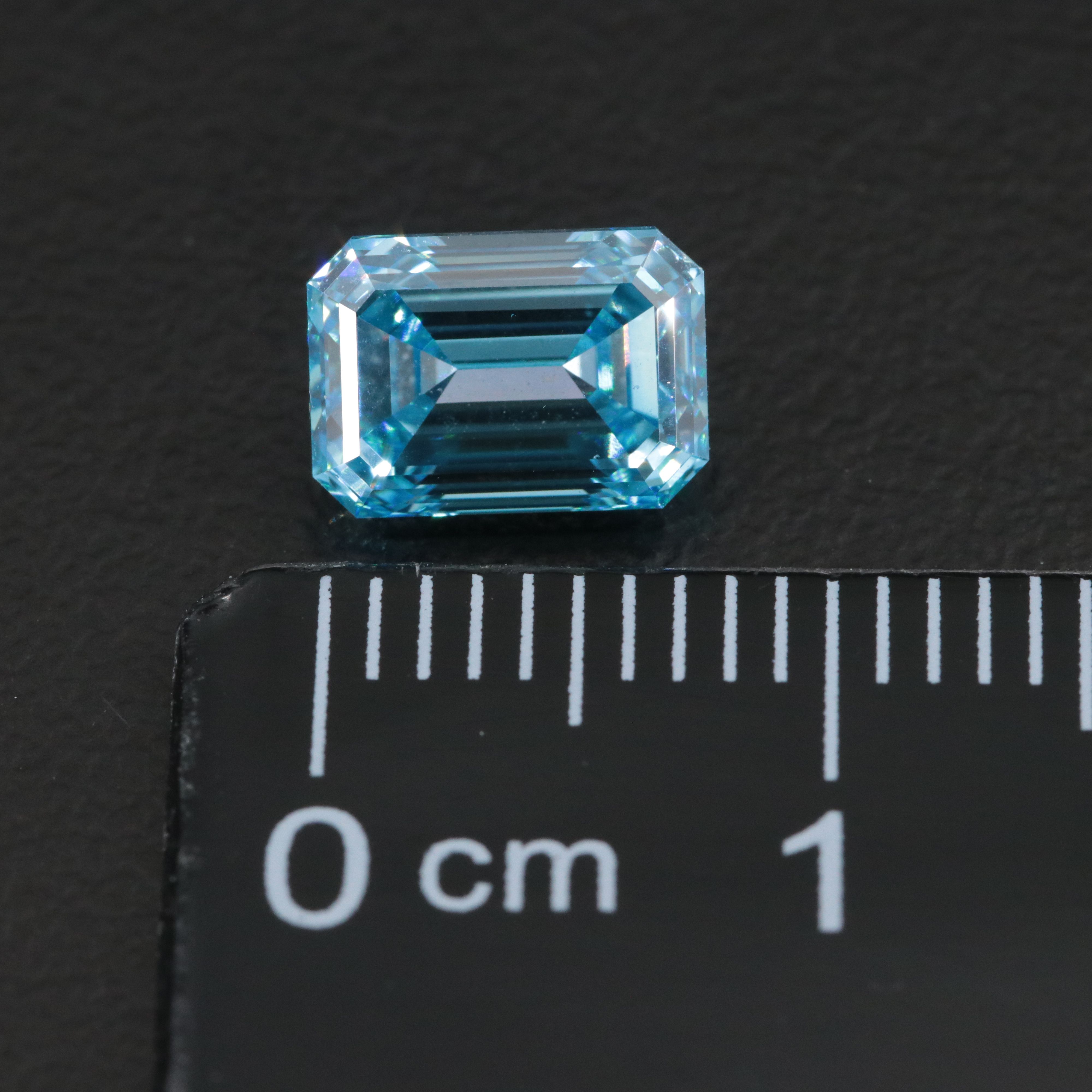 Loose 1.72 CT Lab Grown Fancy Blue Diamond with IGI Report
