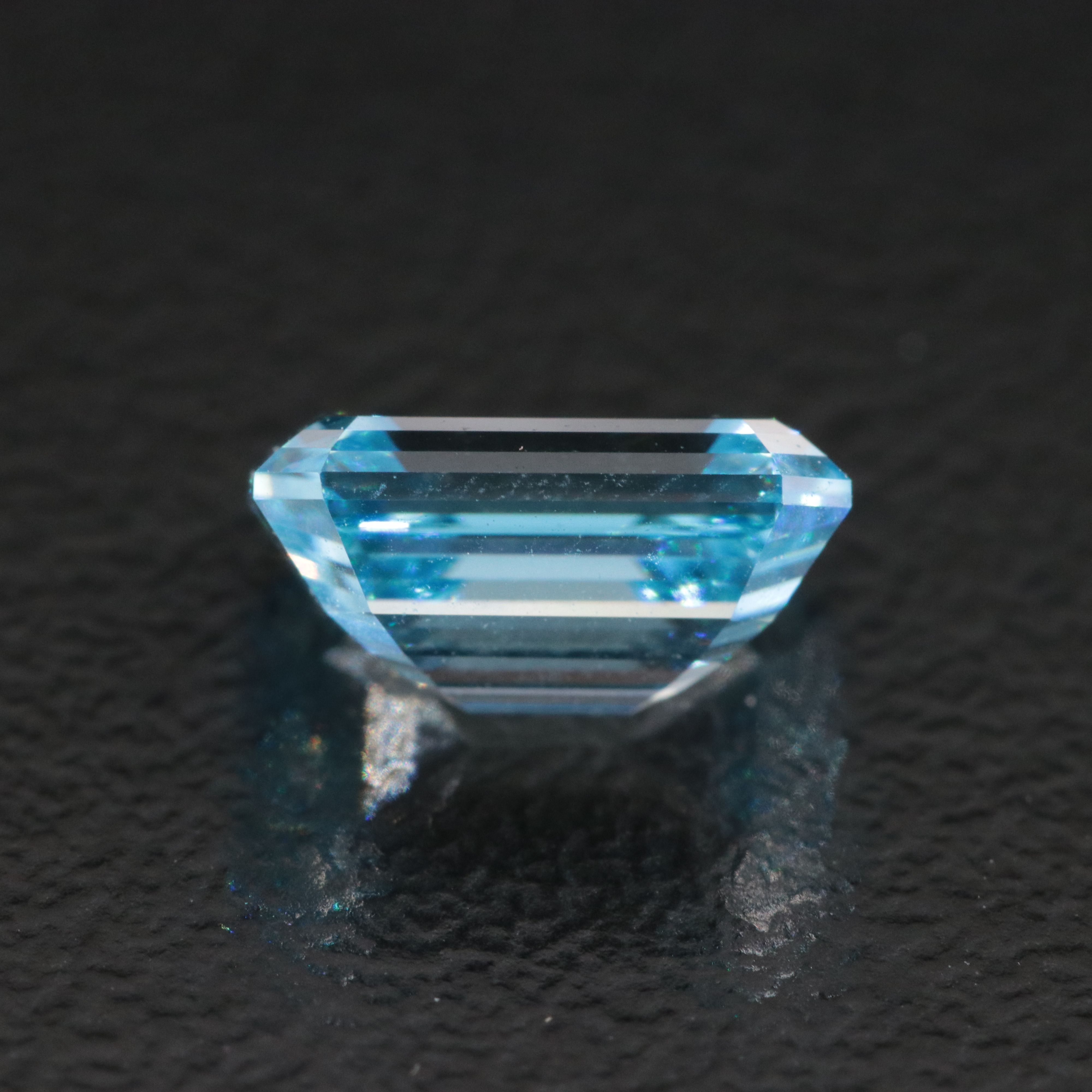 Loose 1.72 CT Lab Grown Fancy Blue Diamond with IGI Report