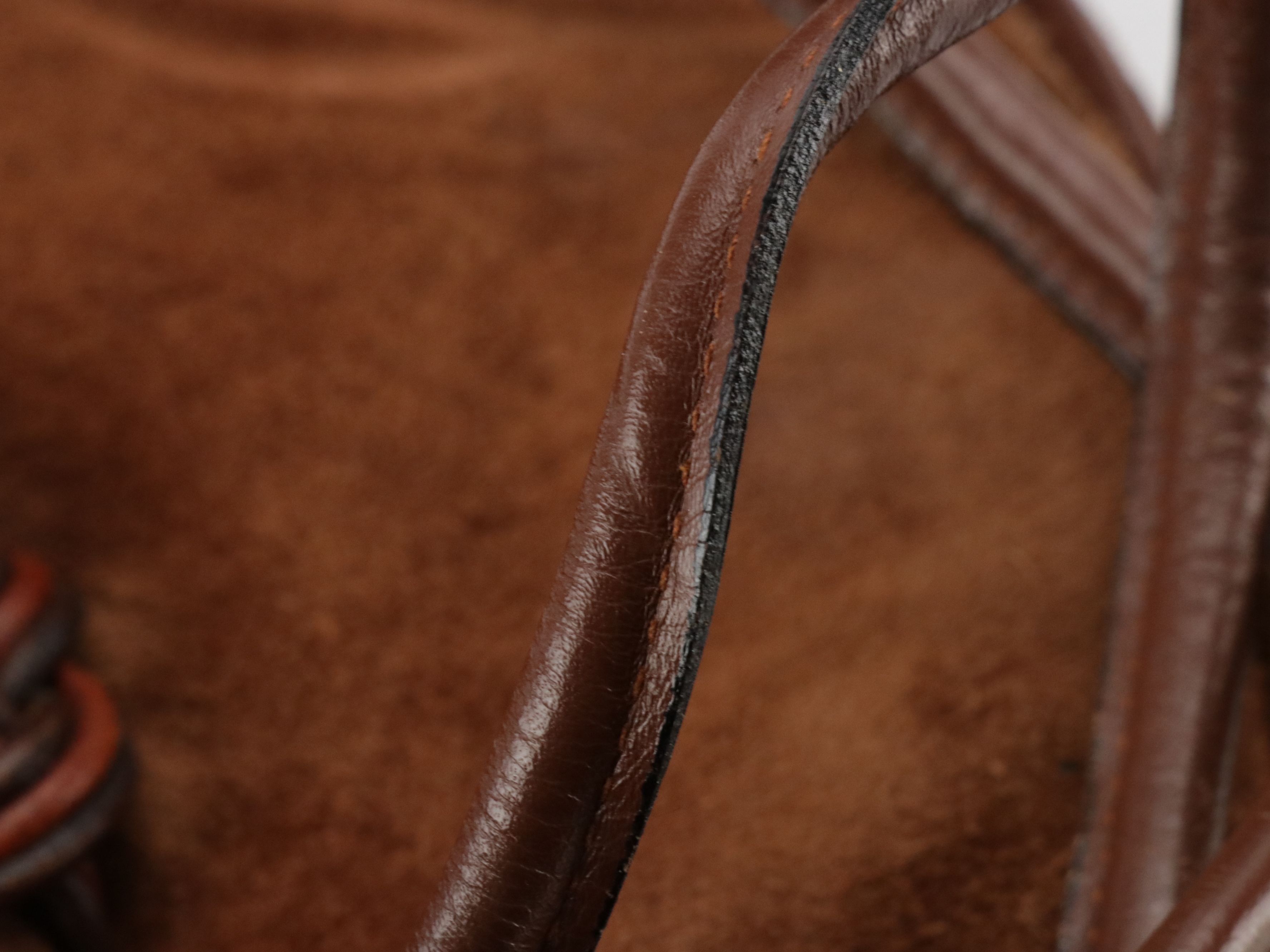 Donna Karan Brown Leather Shoulder Bag and Croc Embossed 2Way Bag, Other Bag