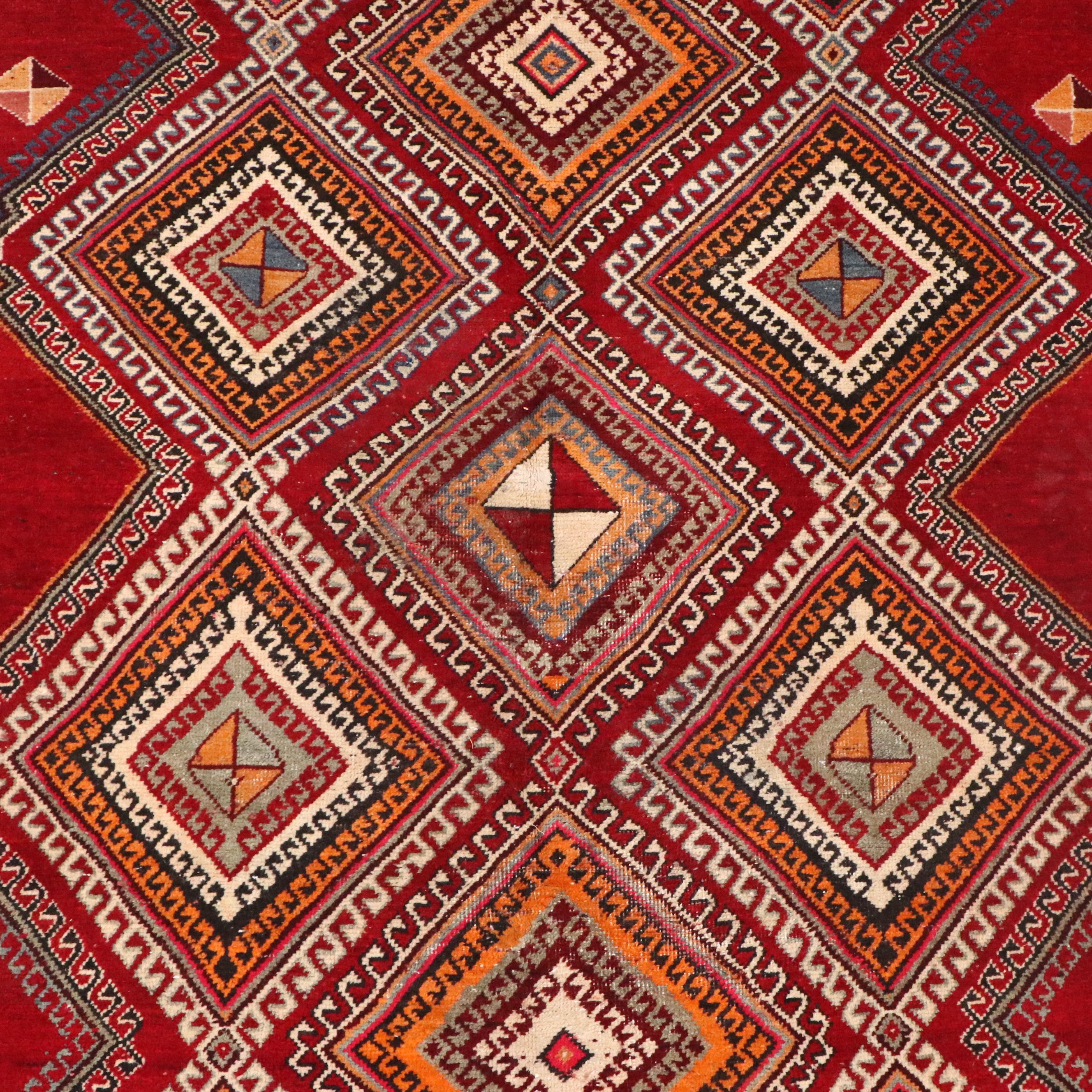 4'8 x 8' Hand-Knotted Persian Yalameh Area Rug