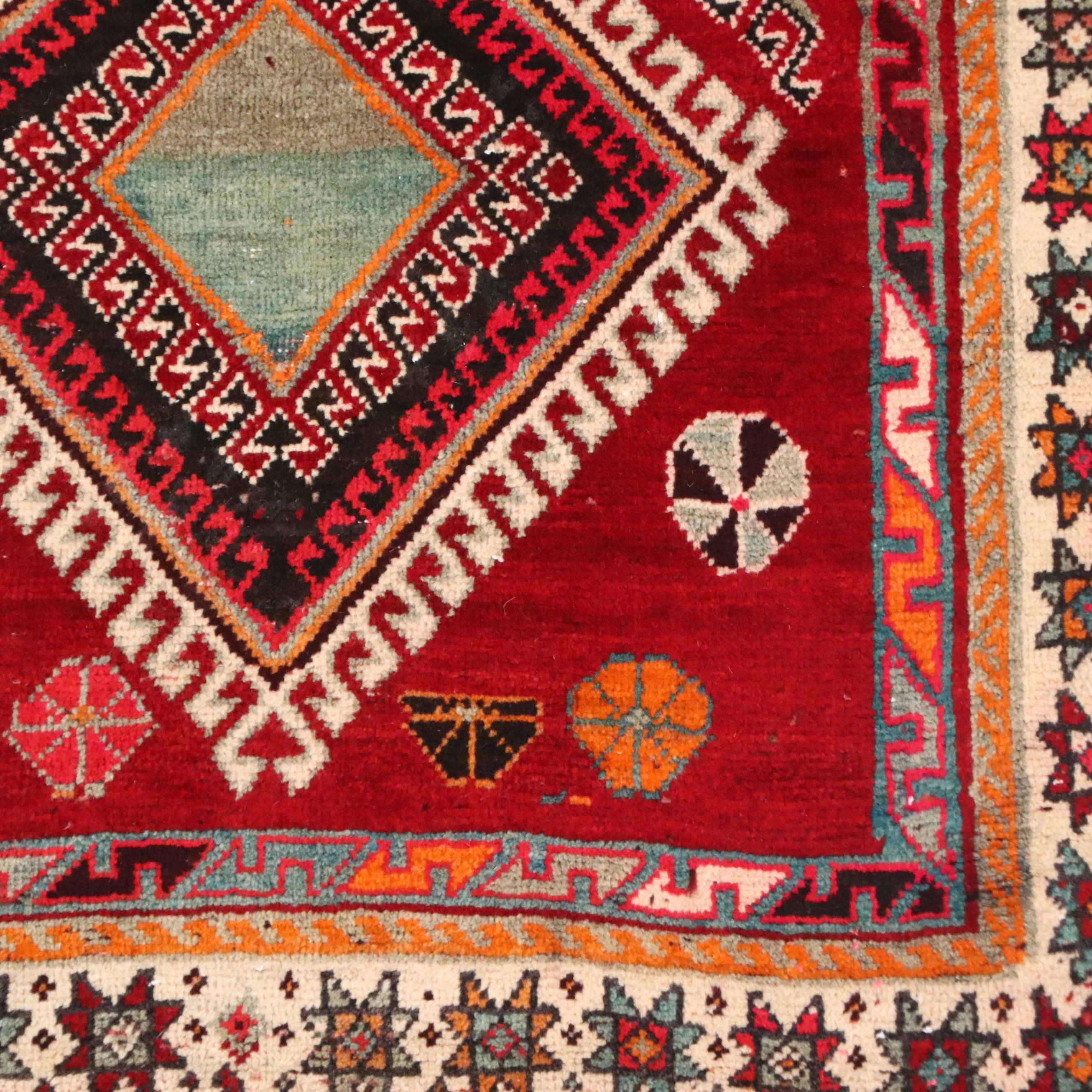 4'8 x 8' Hand-Knotted Persian Yalameh Area Rug