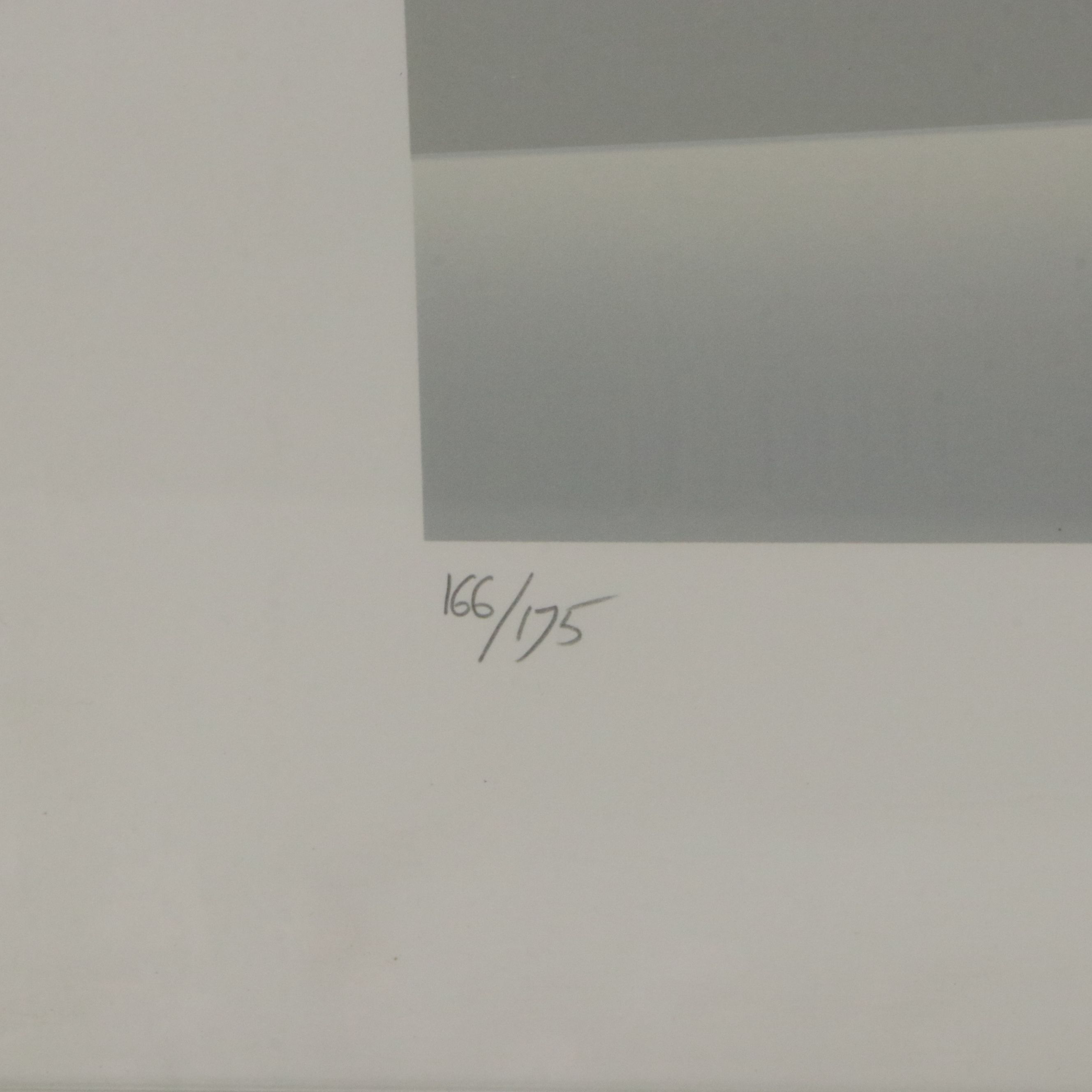 Quentin King Lithograph "Beach Huts," Late 20th Century