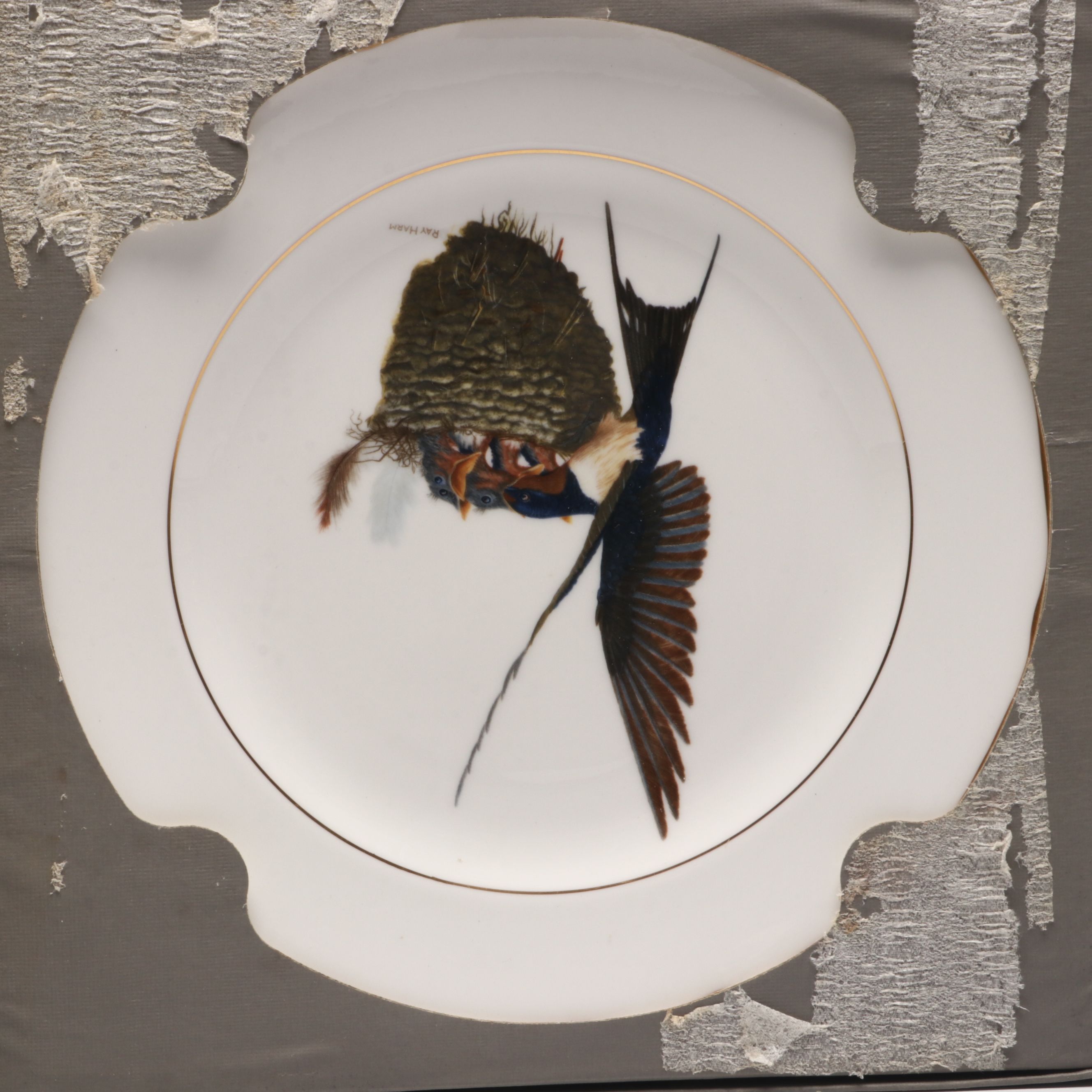 Ray Harm for Spode "American Songbirds" and Avon "Cardinal" Collector Plates