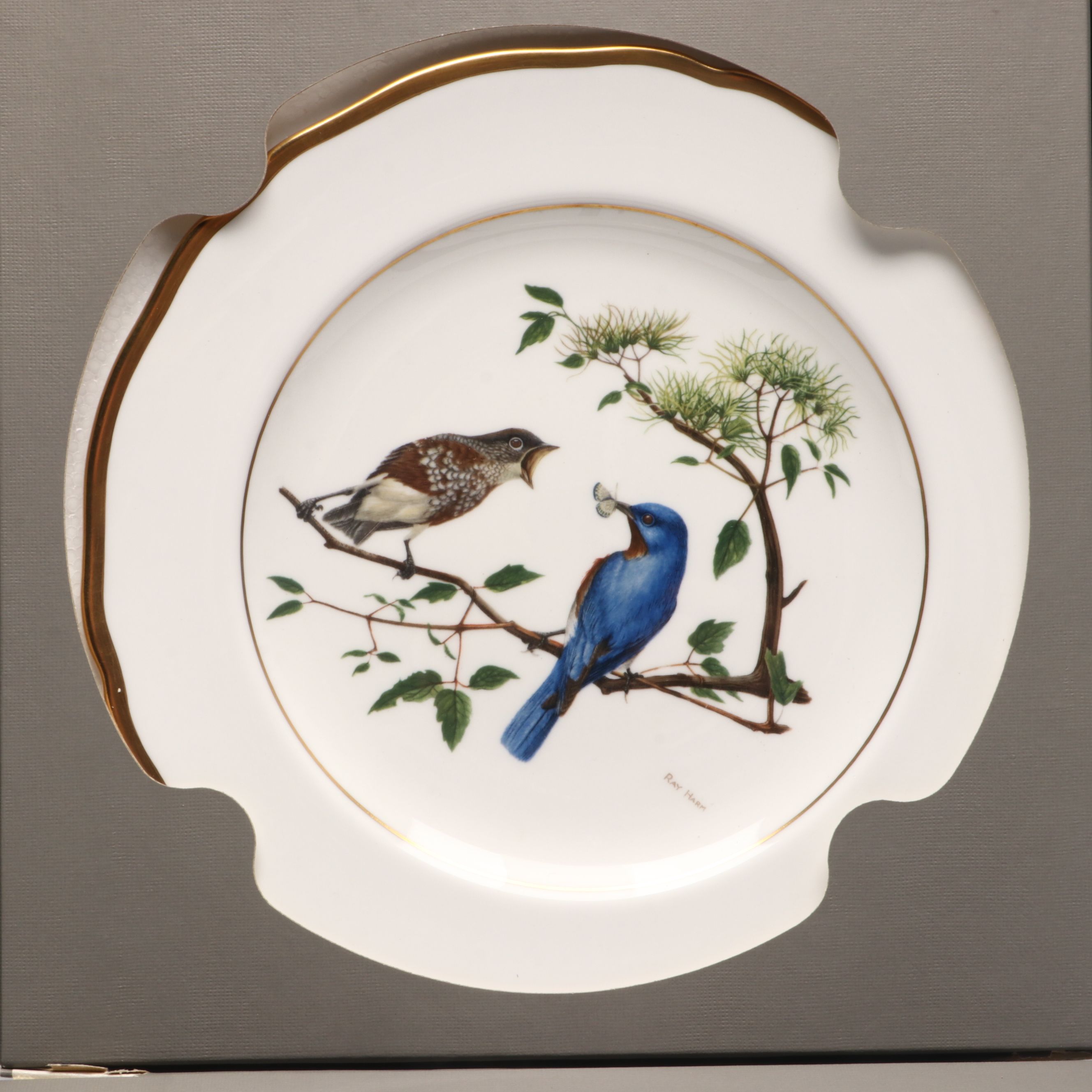 Ray Harm for Spode "American Songbirds" and Avon "Cardinal" Collector Plates