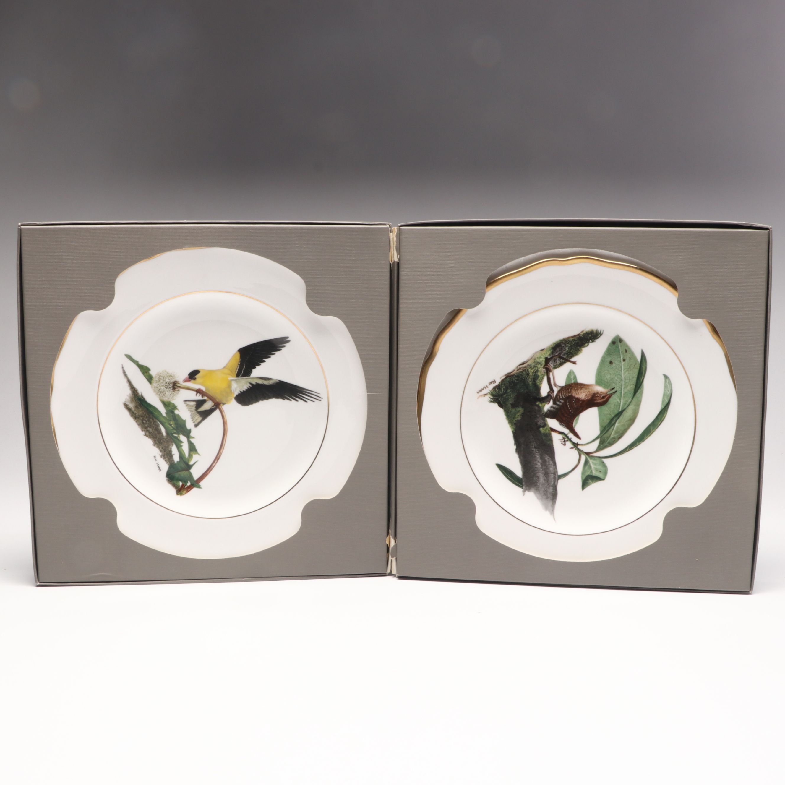 Ray Harm for Spode "American Songbirds" and Avon "Cardinal" Collector Plates