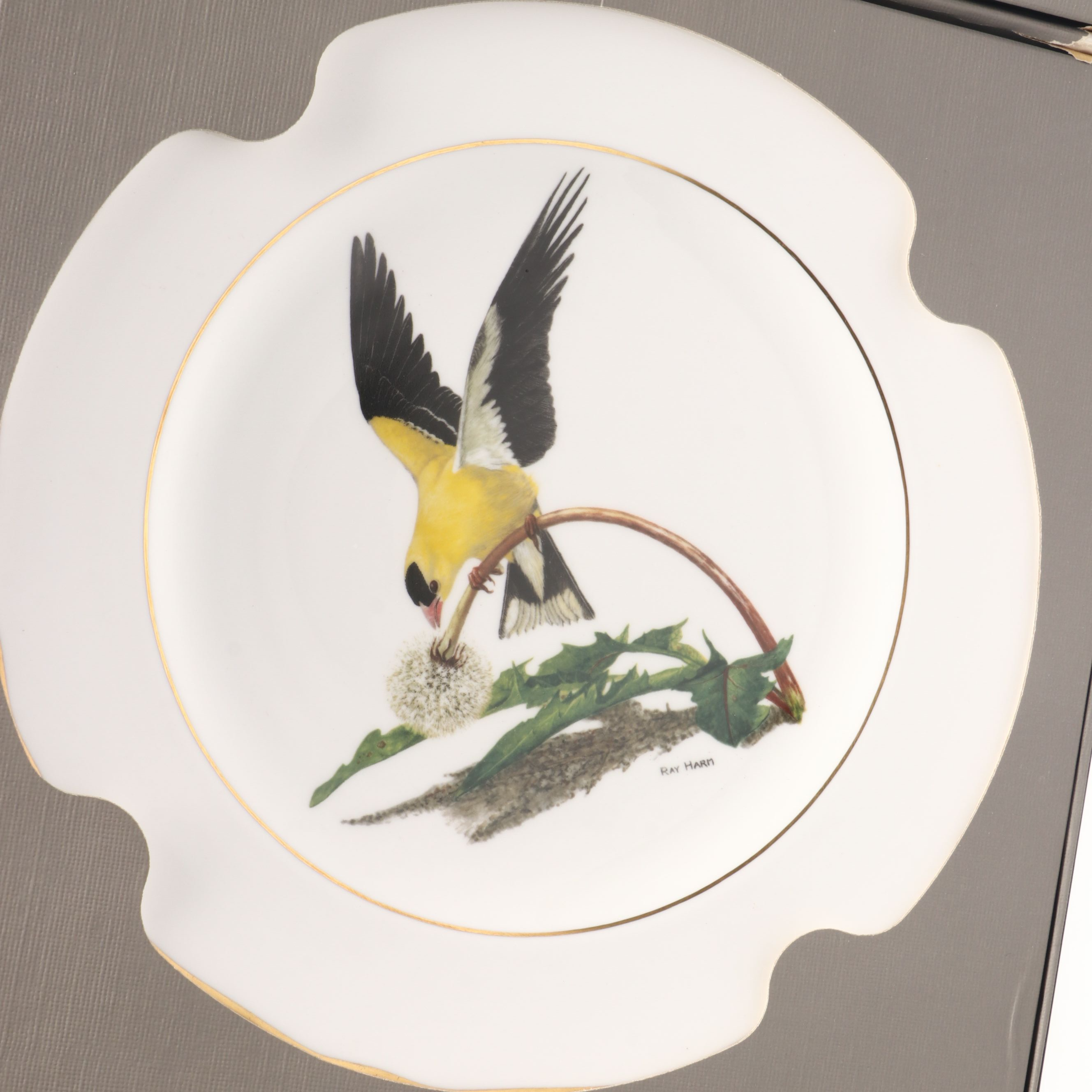 Ray Harm for Spode "American Songbirds" and Avon "Cardinal" Collector Plates
