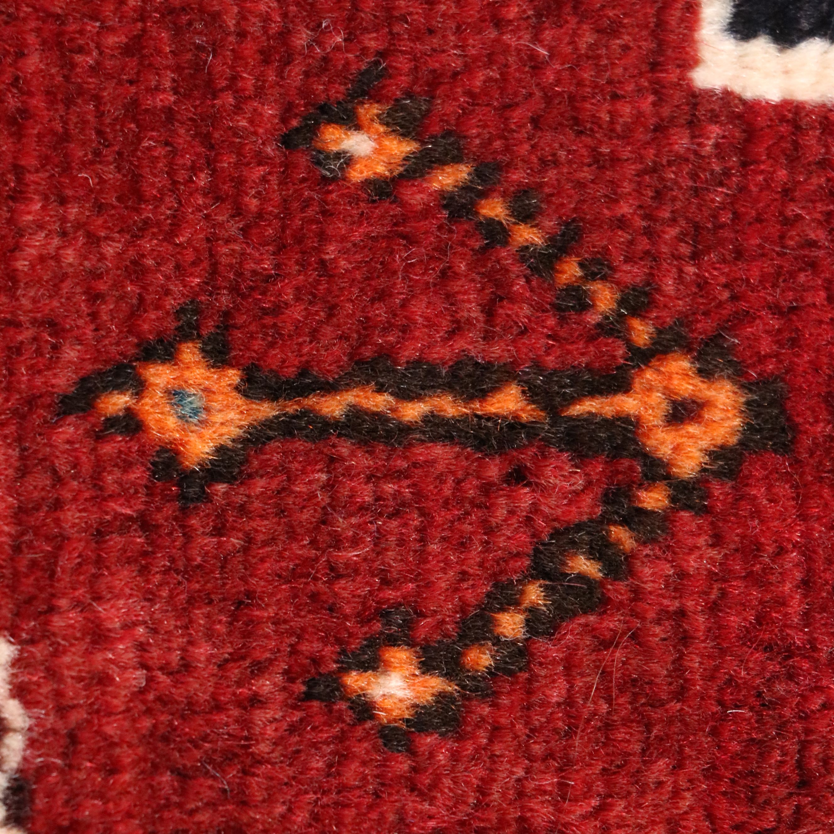 3'7 x 5'11 Hand-Knotted Persian Qashqai Area Rug