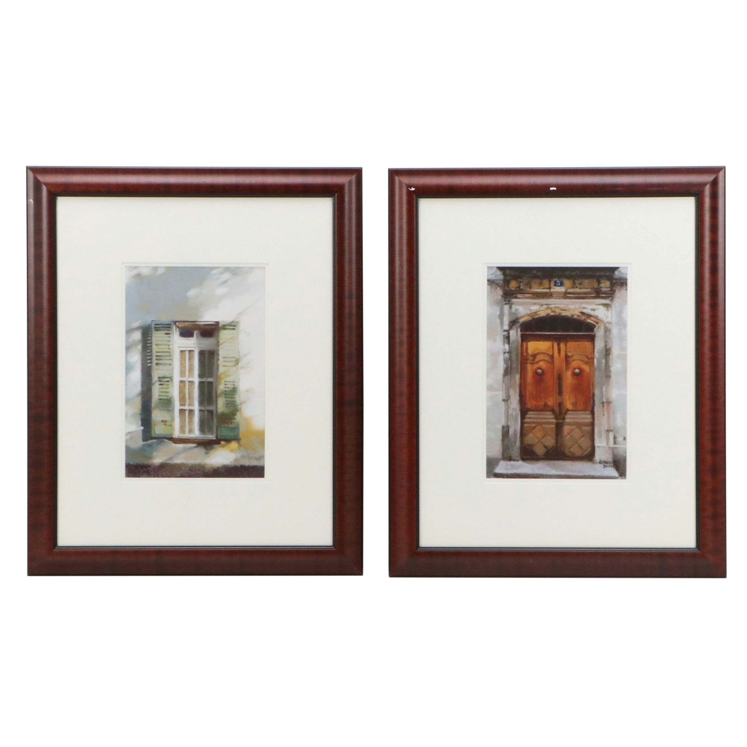 Giclées of Window Sill and Doorway, 21st Century