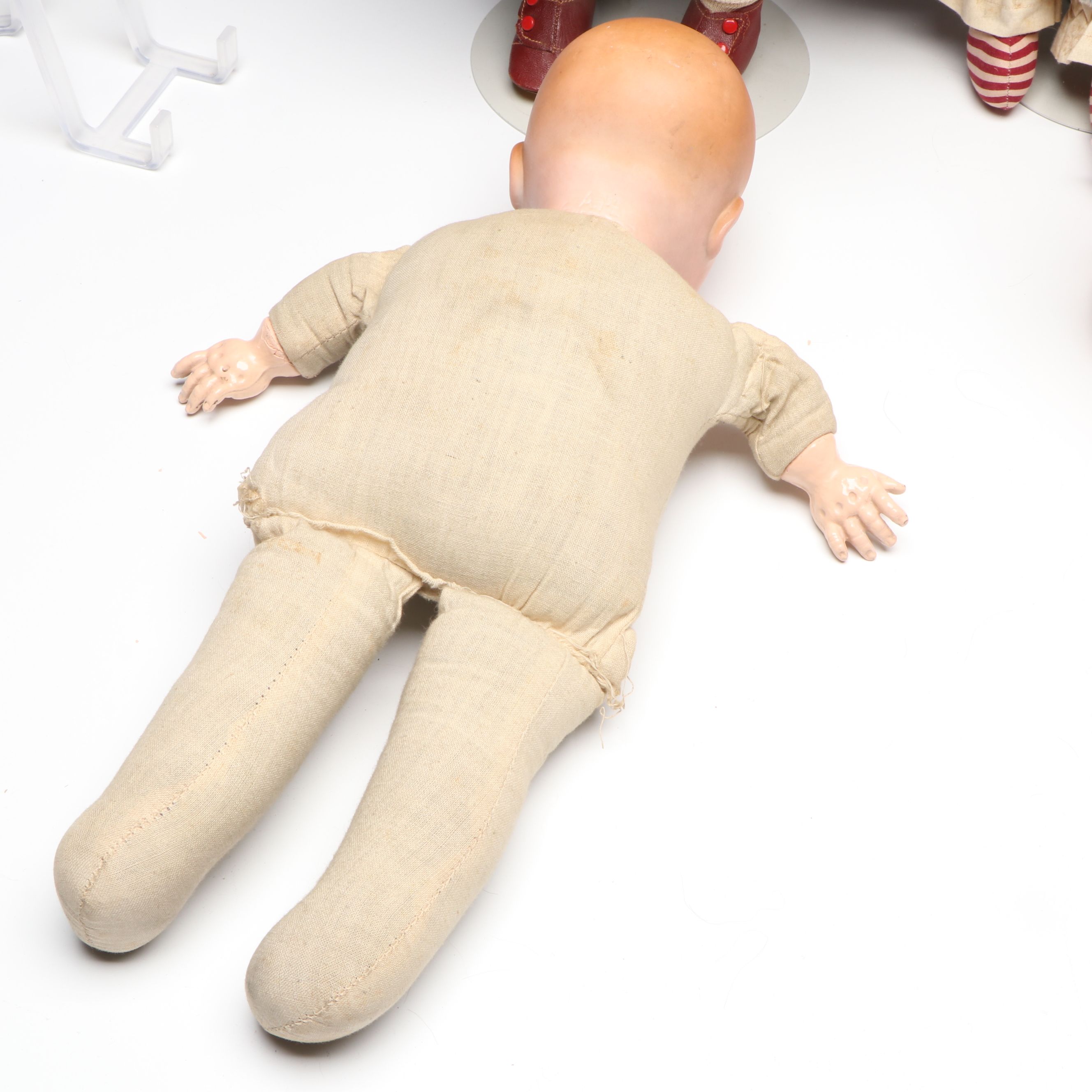 Ernst Heubach Character Baby with Armand Marseille Bye-Lo Baby and Other Dolls