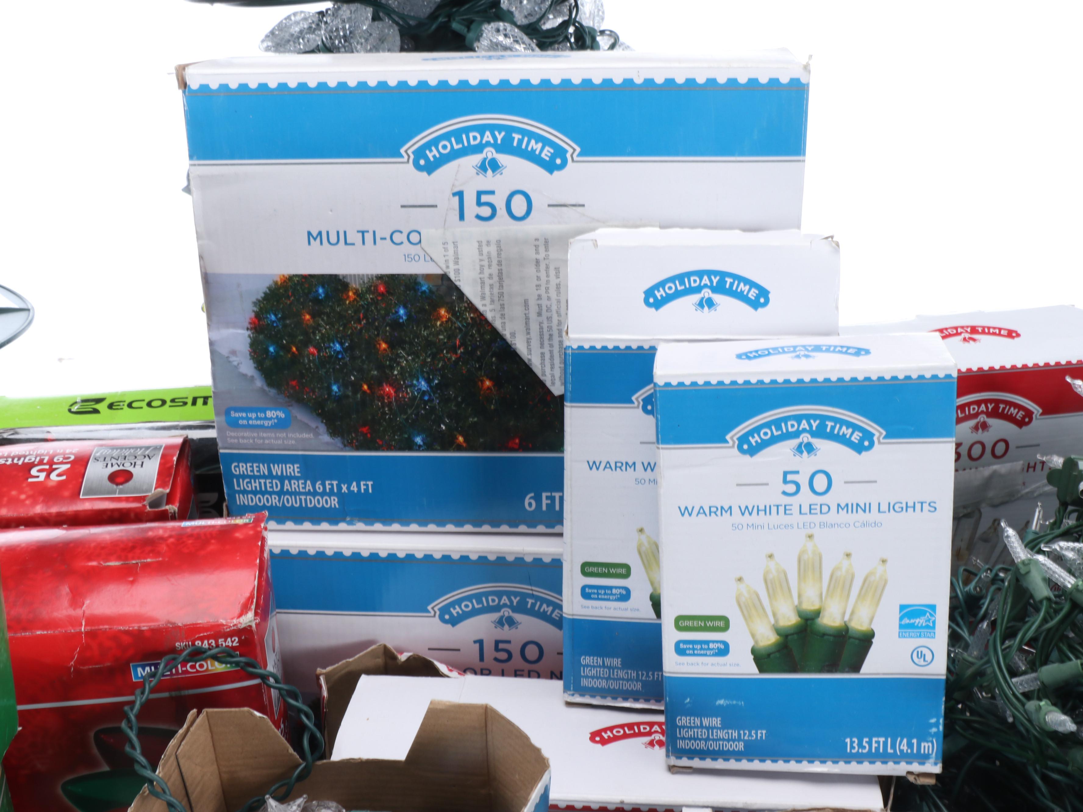 Home Accents LED Strand Lights with Extension Cords and More Holiday Décor