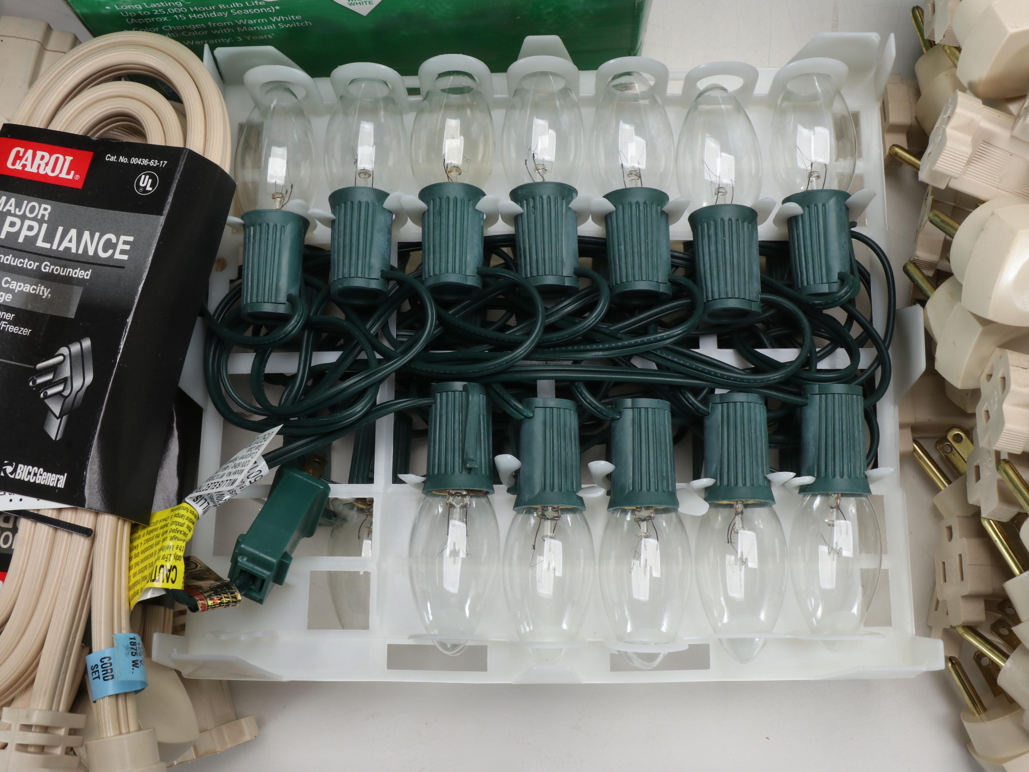 Home Accents LED Strand Lights with Extension Cords and More Holiday Décor