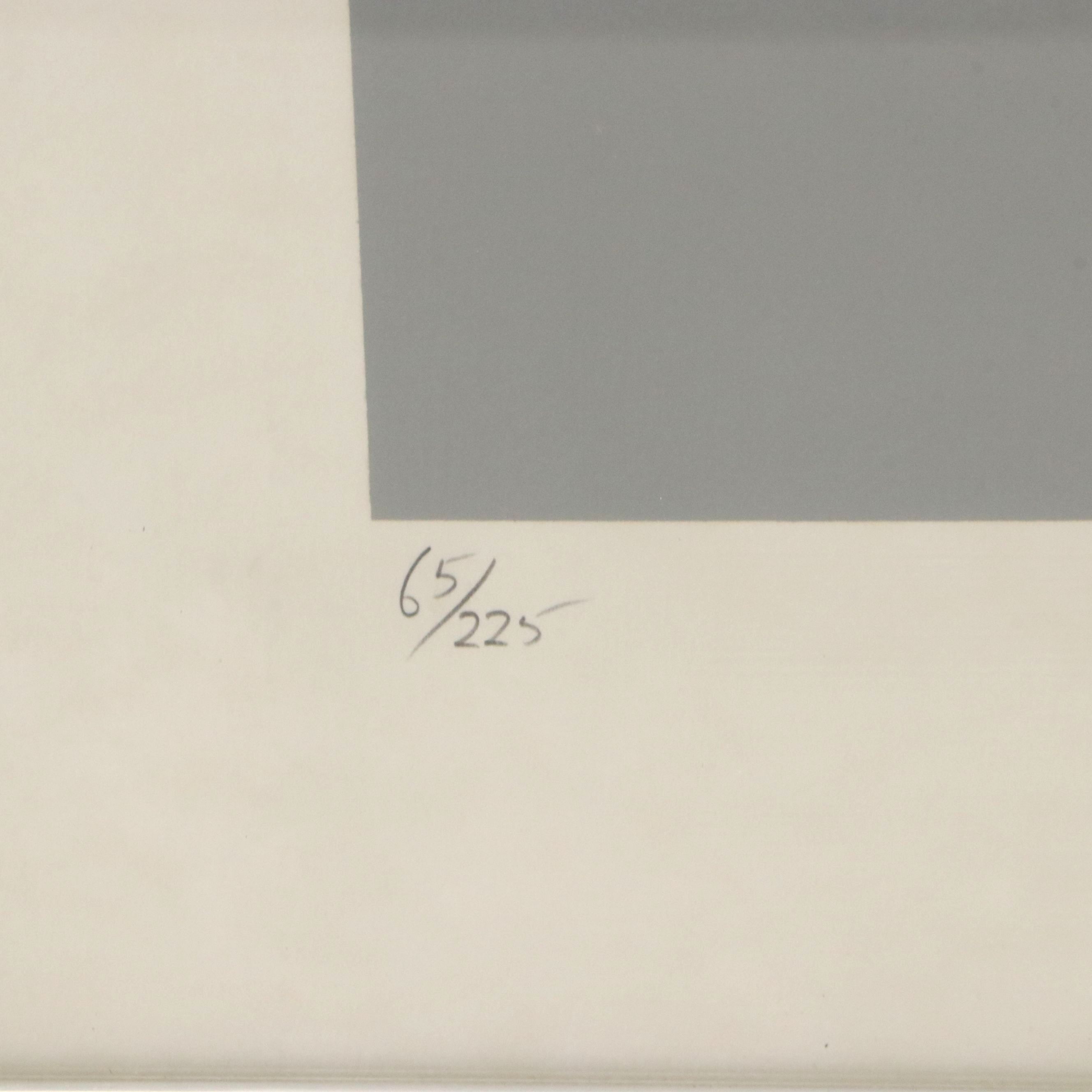 Quentin King Lithograph "Promenade," Late 20th Century