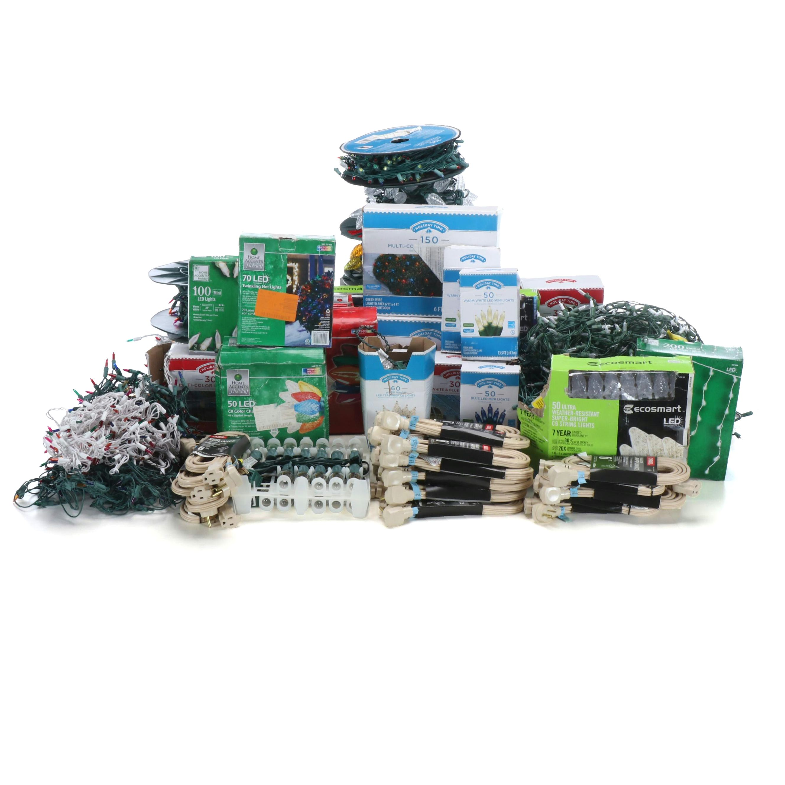 Home Accents LED Strand Lights with Extension Cords and More Holiday Décor