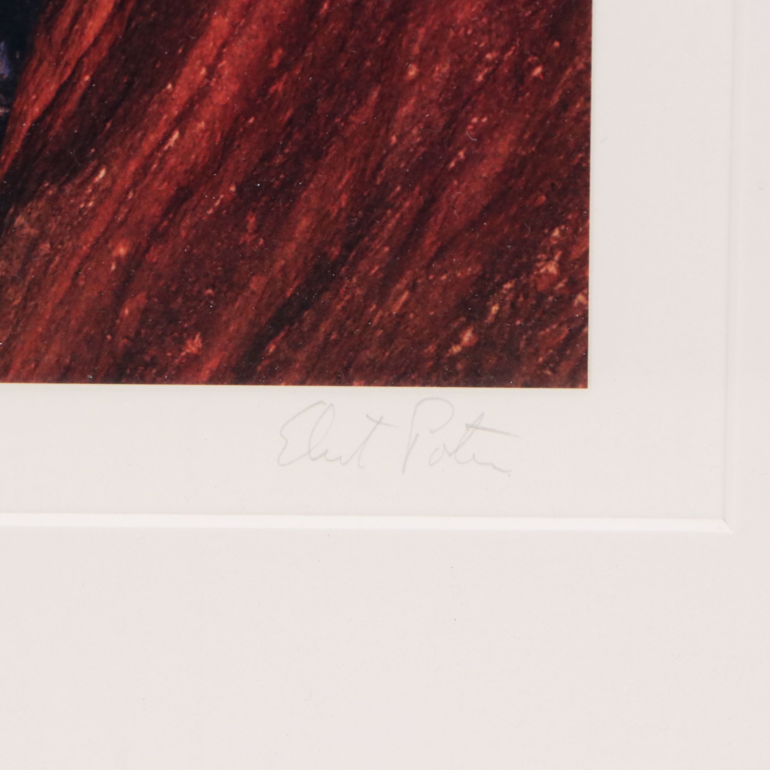 Eliot Porter Chromogenic Photograph "Water-Streaked Wall," Late 20th Century