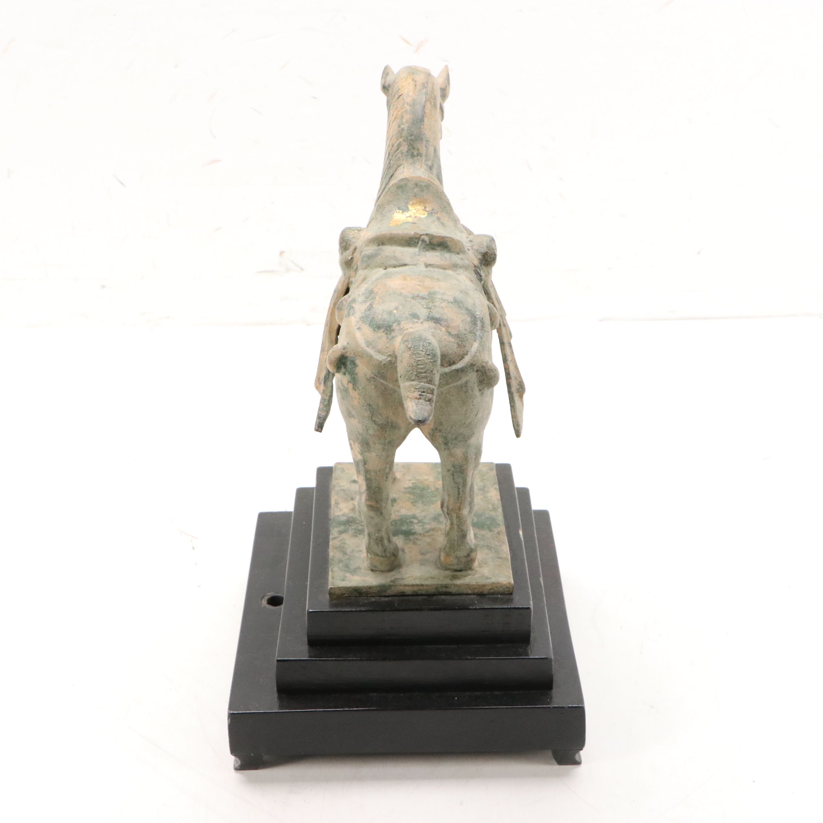 Metal Sculpture of Tang Dynasty Style War Horse, 20th Century