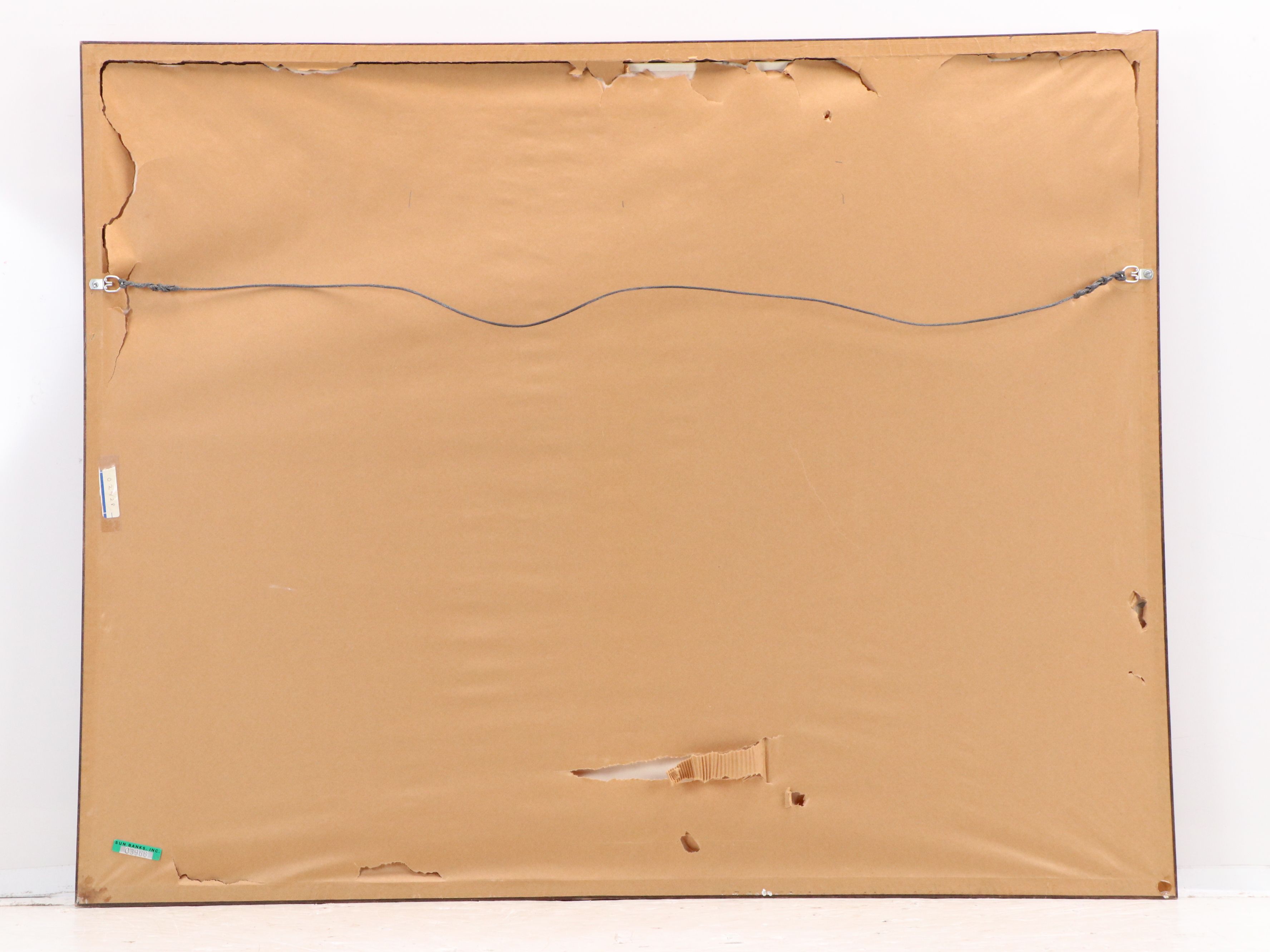 Steve Rogers Nautical Watercolor Painting of Anchored Sailboats