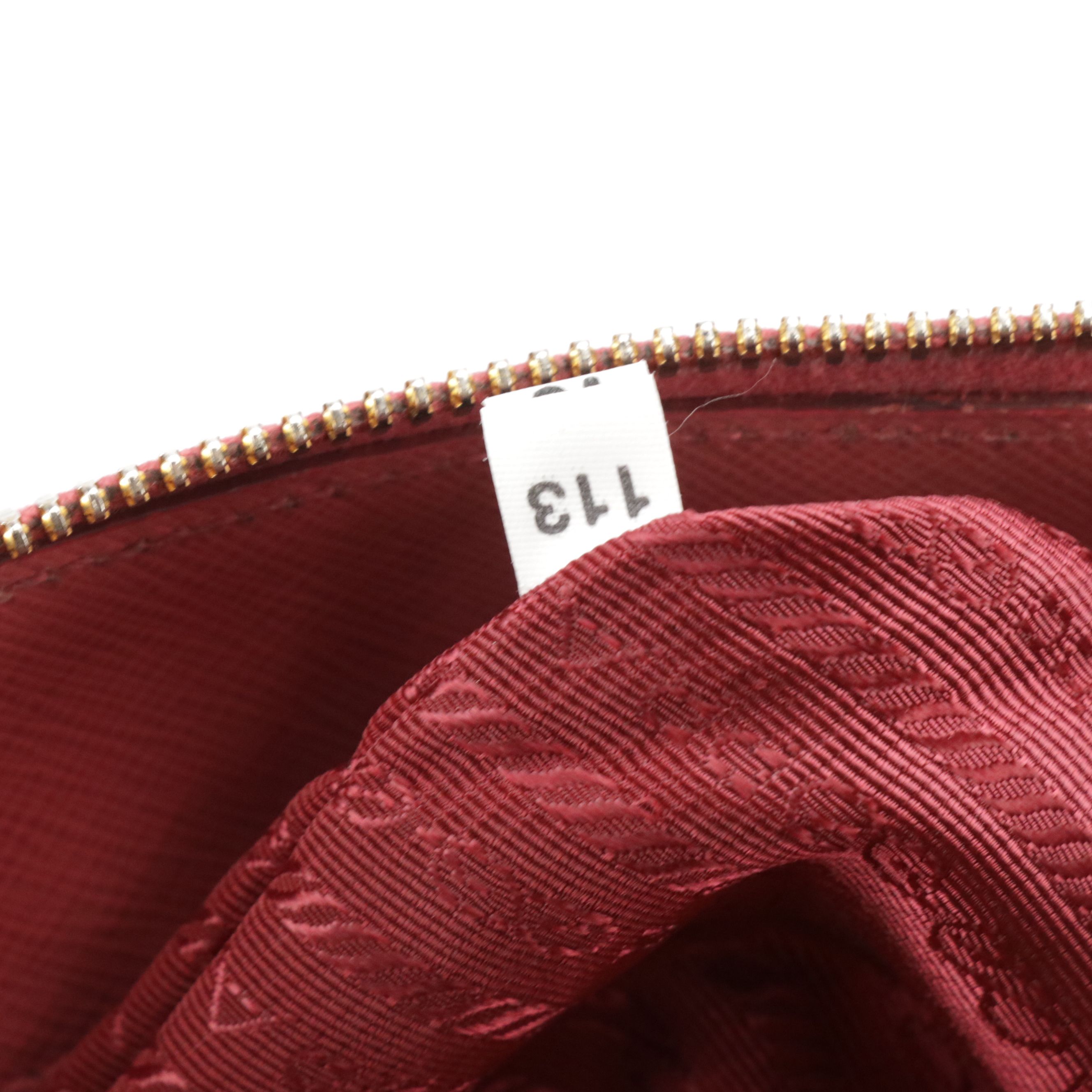 Prada Domed Two-Way Tote in Watermelon Pink Saffiano Leather