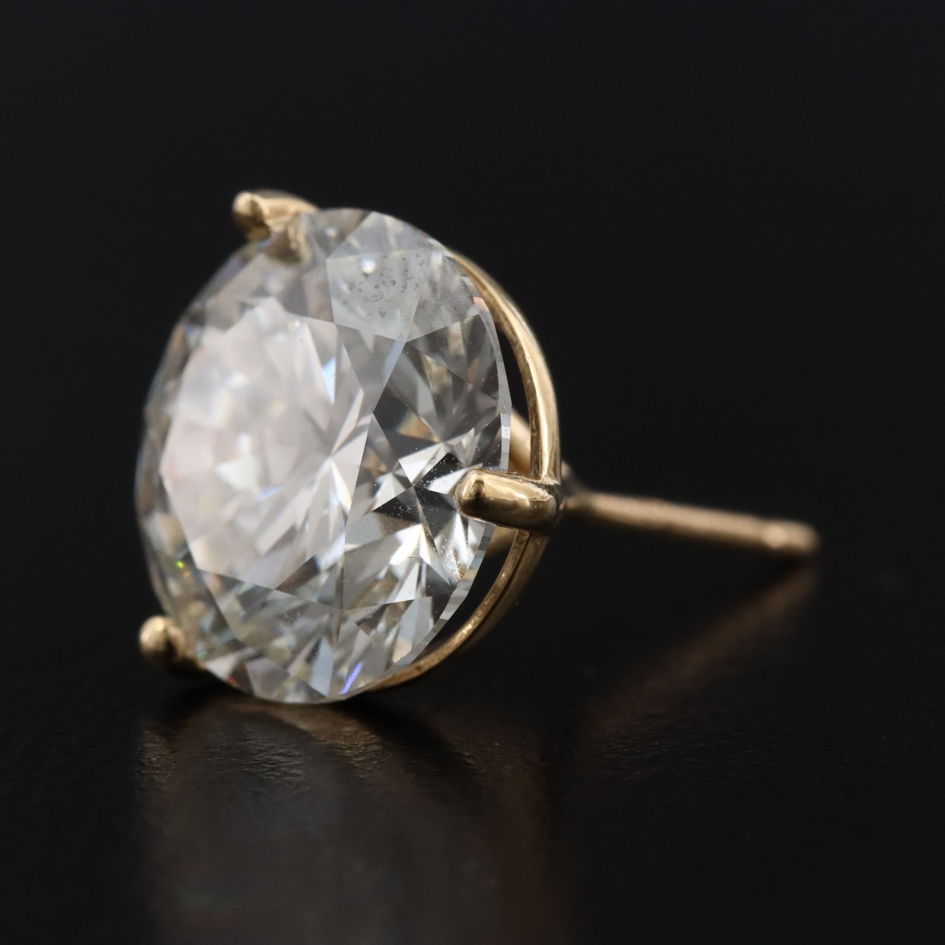 18K 10.00 CTW Lab Grown Diamond Stud Earrings