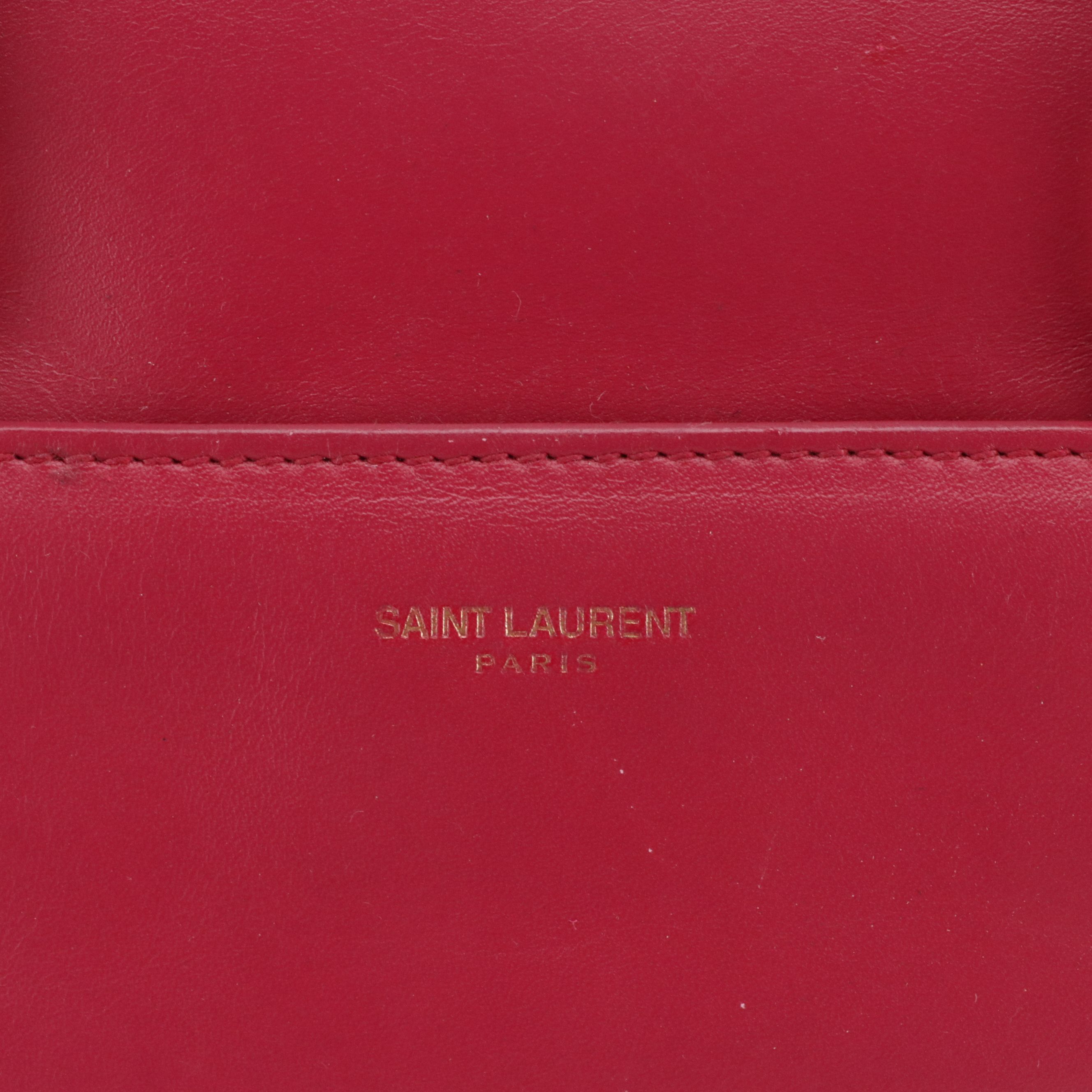 Saint Laurent Leather Classic Duffle Two-Way Bag