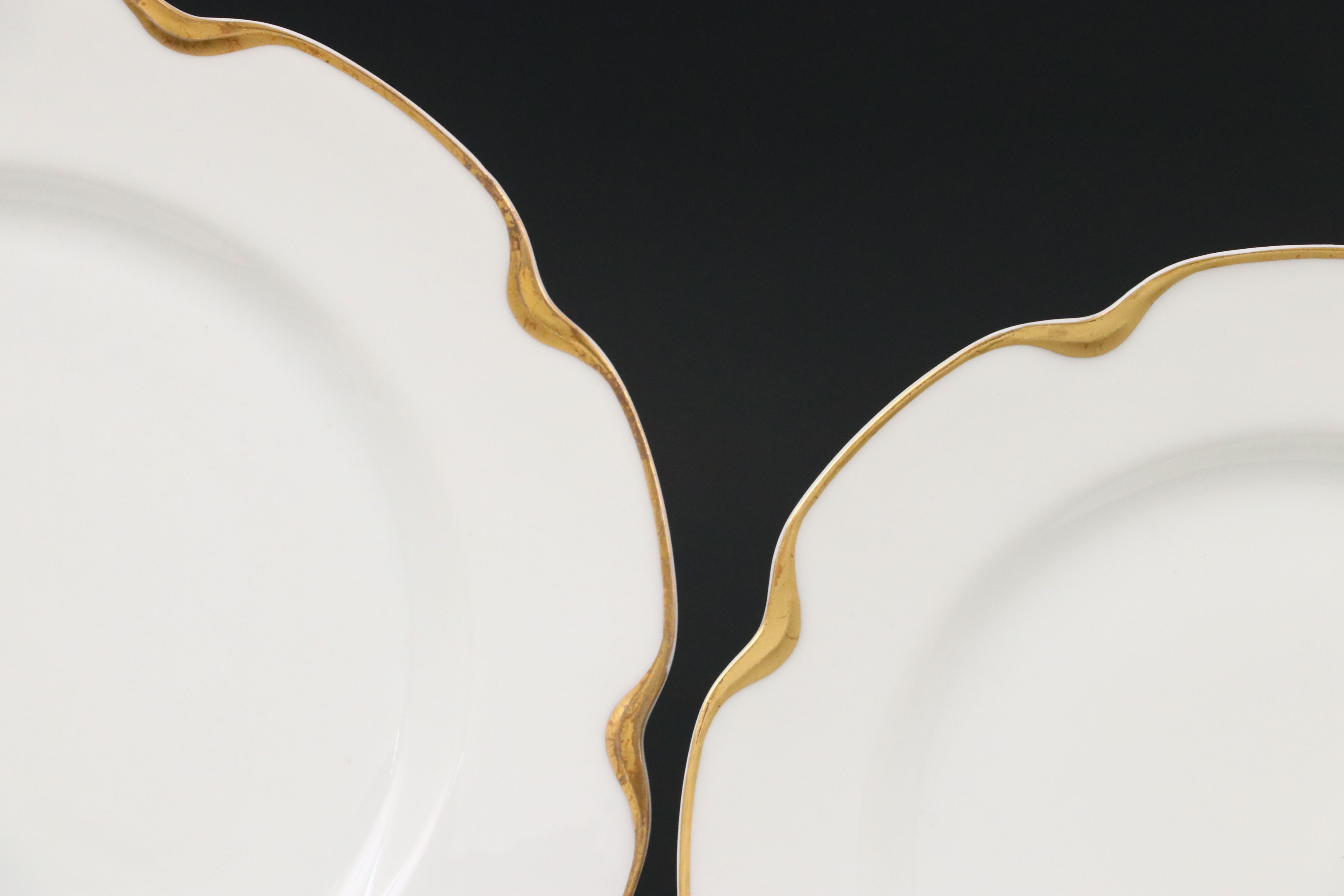 Haviland "Silver Anniversary" Gilt Porcelain Dinnerware