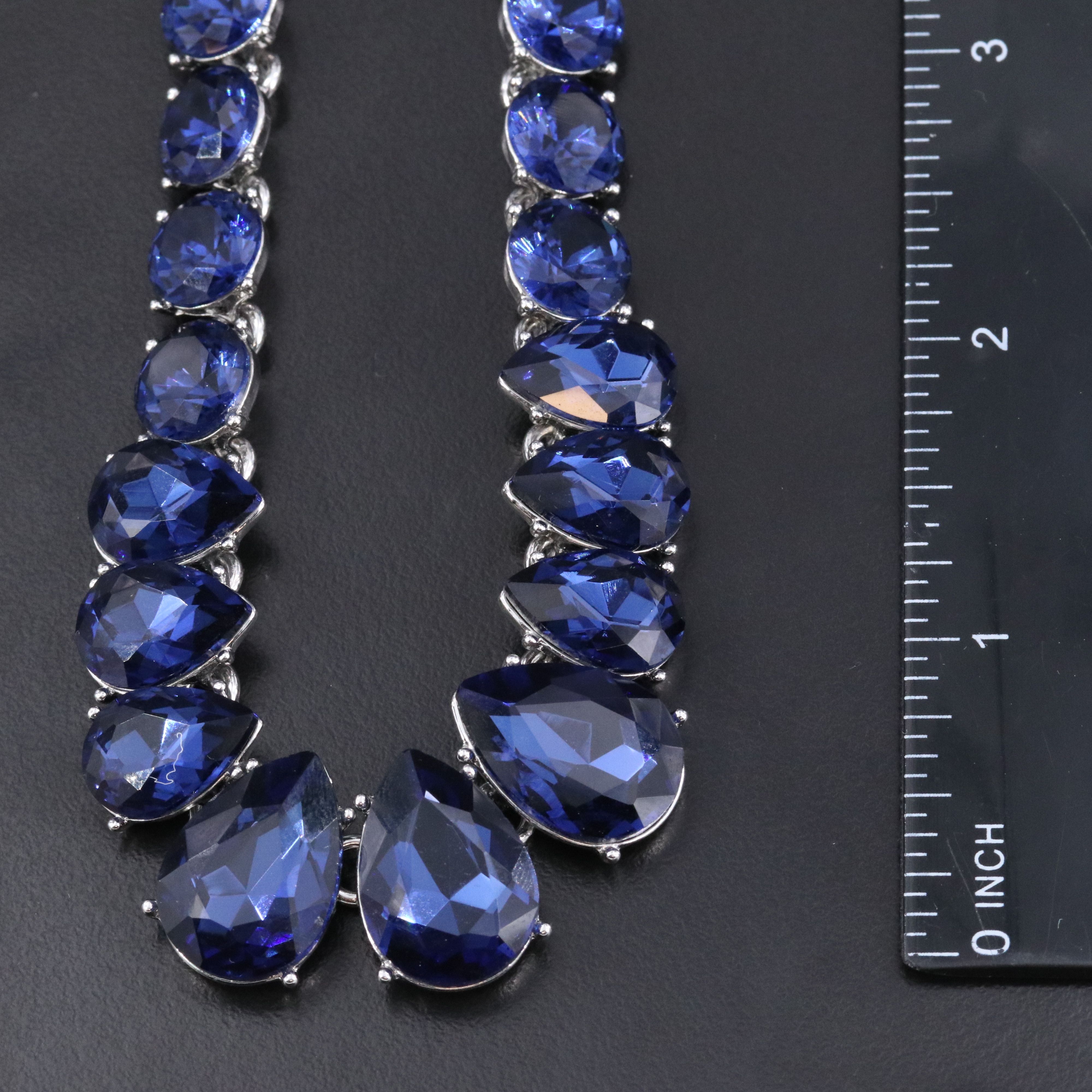 Graduated Rhinestone Necklace