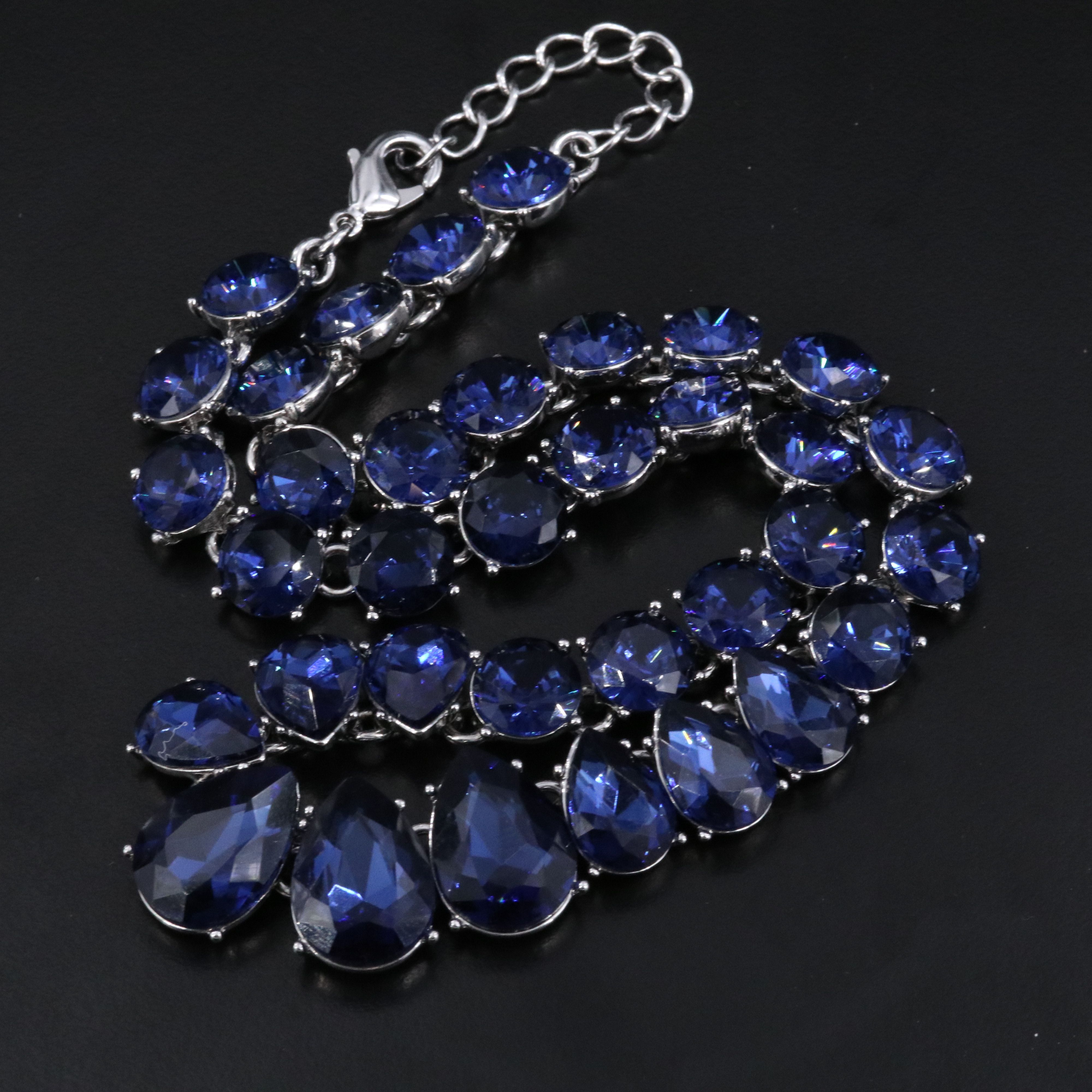 Graduated Rhinestone Necklace