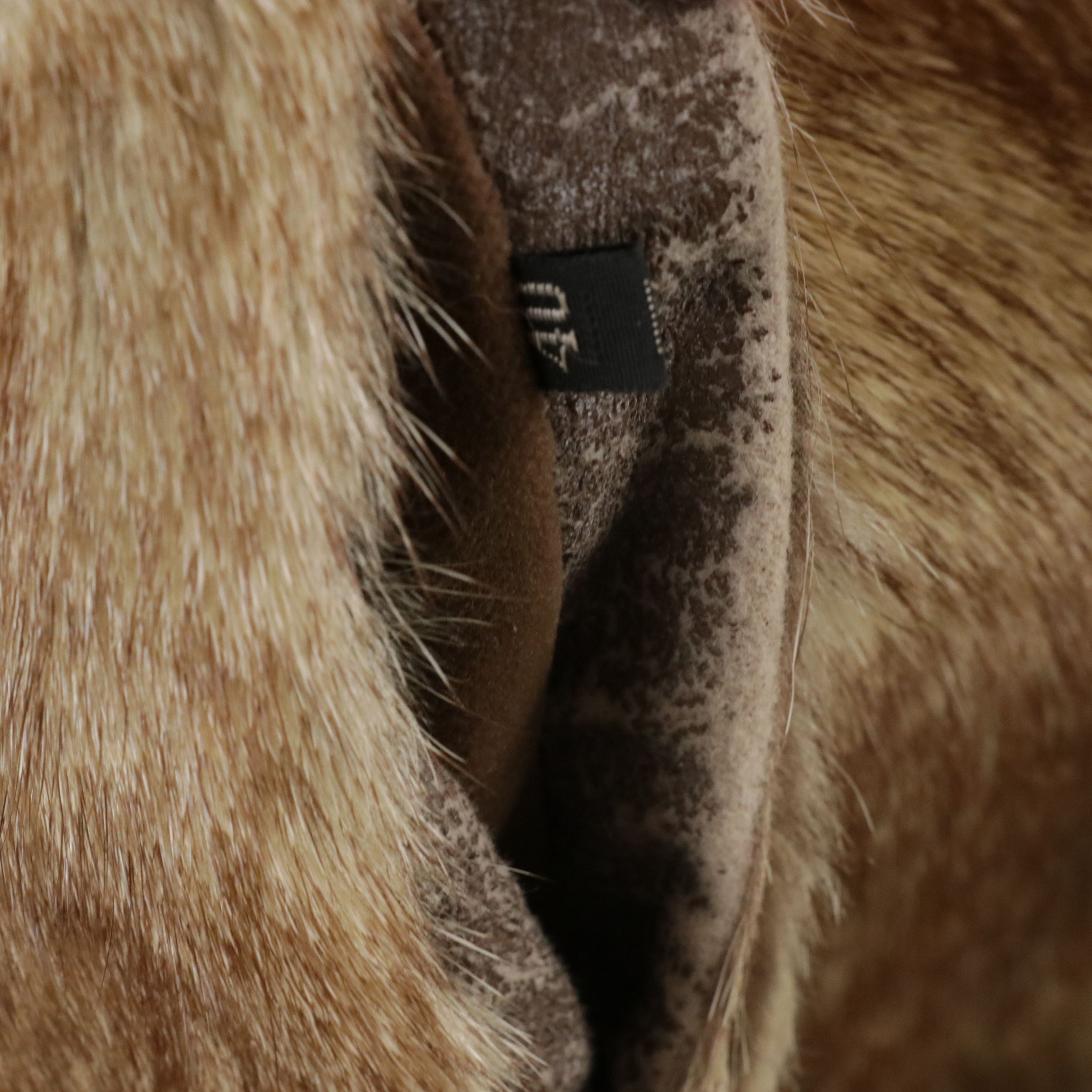 Alpine Marmot Fur Hooded Coat